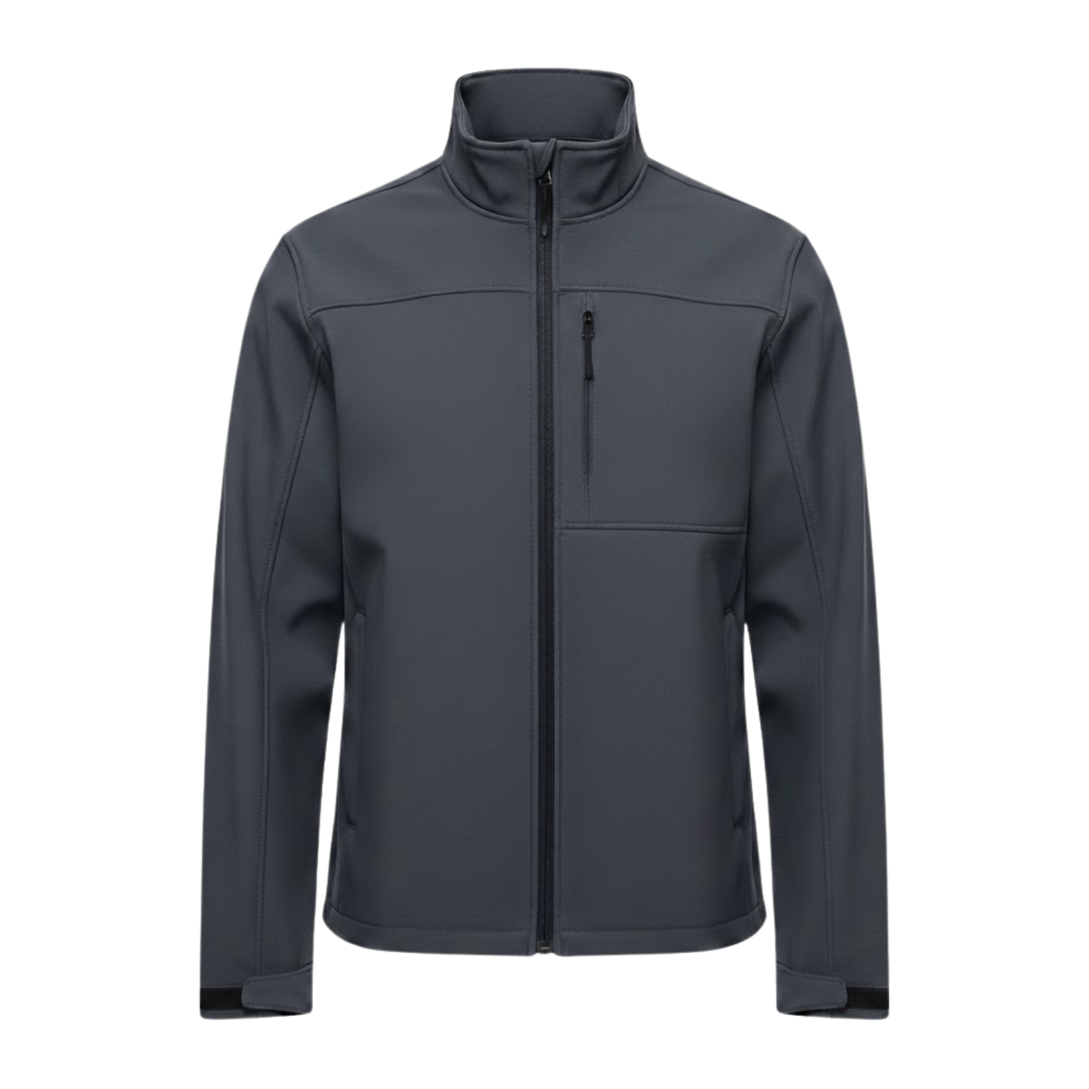Veste de travail imperméable pour homme avec col montant et fermeture éclair