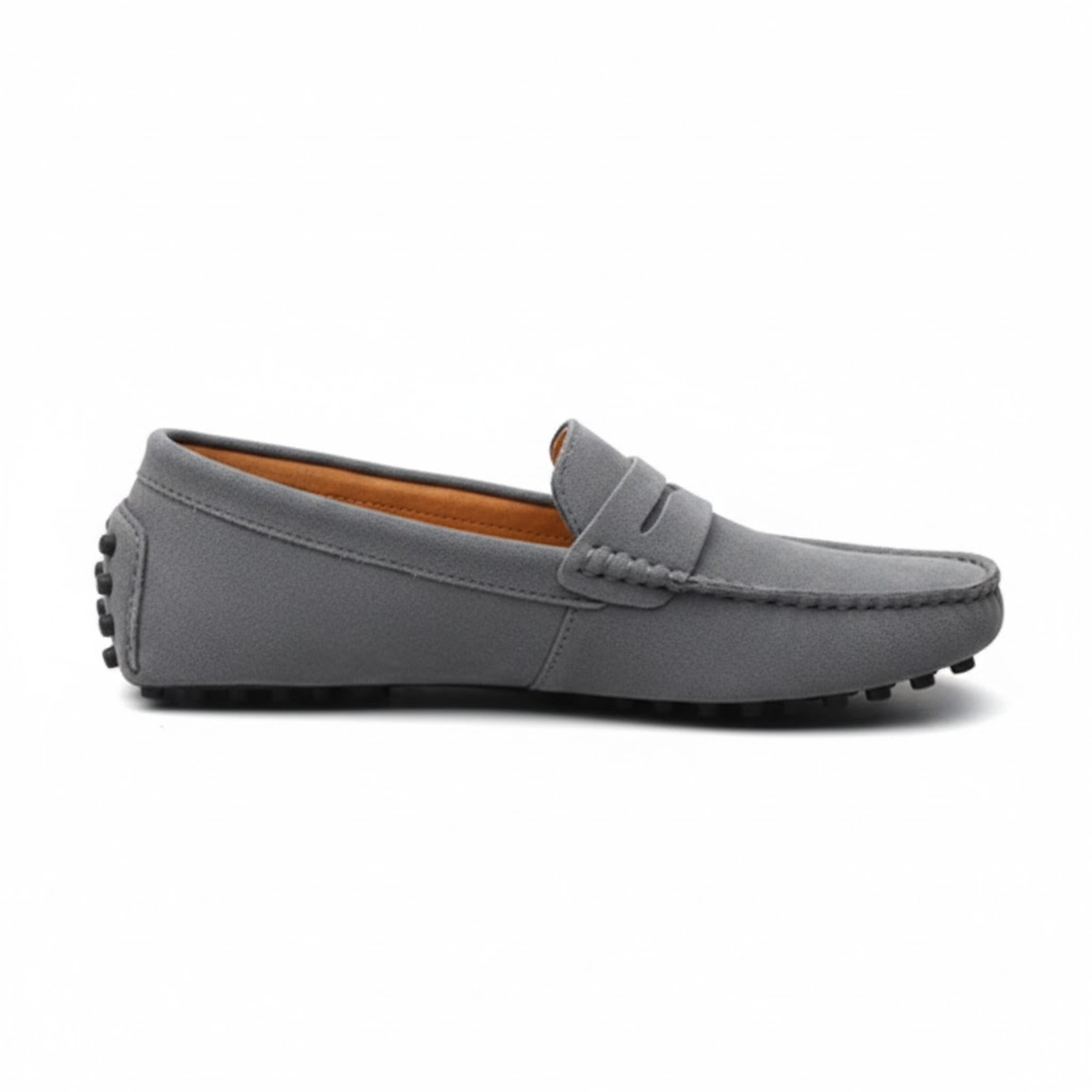 Mocassins en cuir véritable pour homme chaussures de conduite souples à enfiler
