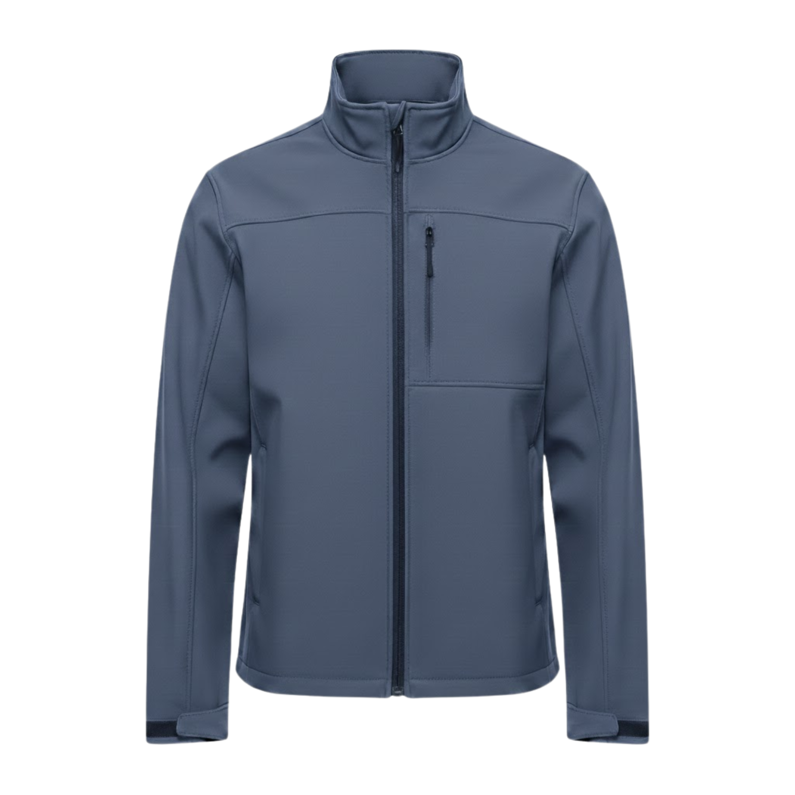 Veste de travail imperméable pour homme avec col montant et fermeture éclair