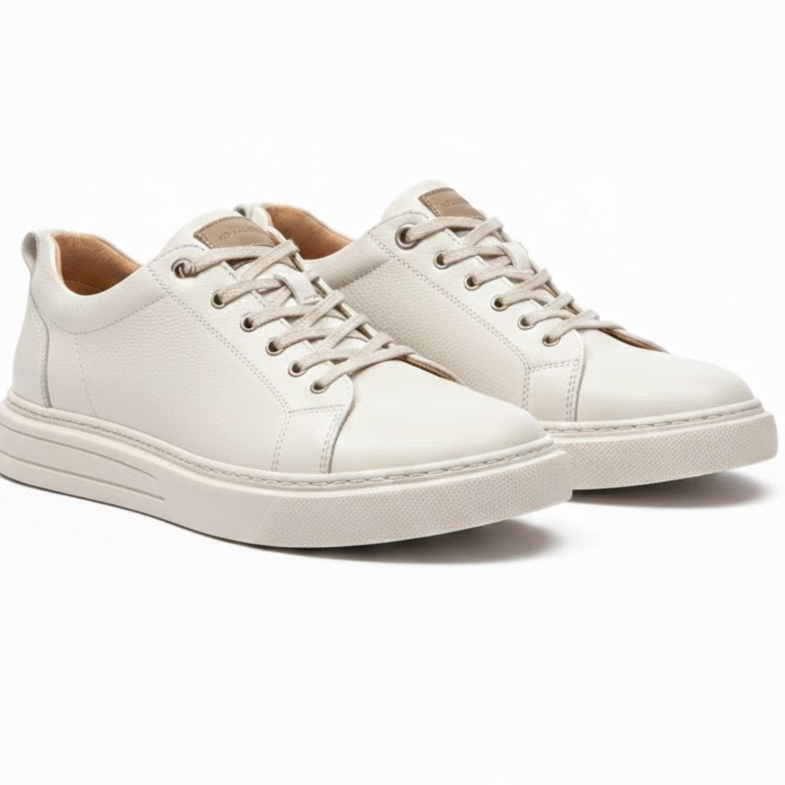 Baskets de ville pour homme en cuir véritable chaussures de marche décontractées