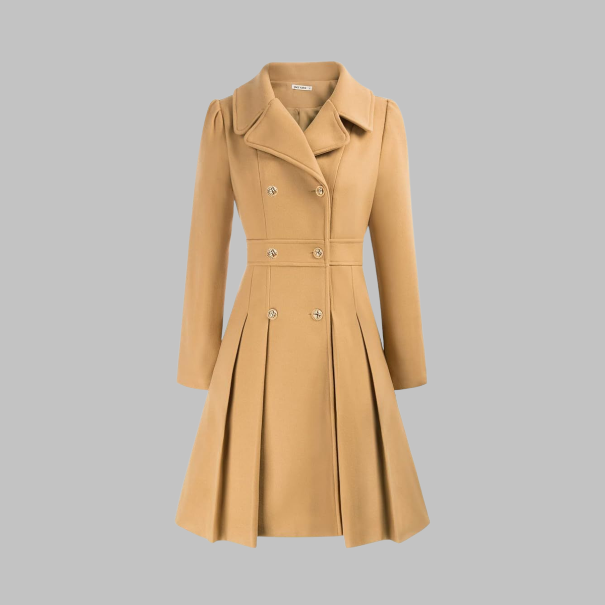 Women's Double-Breasted Coat – Classic Cut and Timeless Elegance