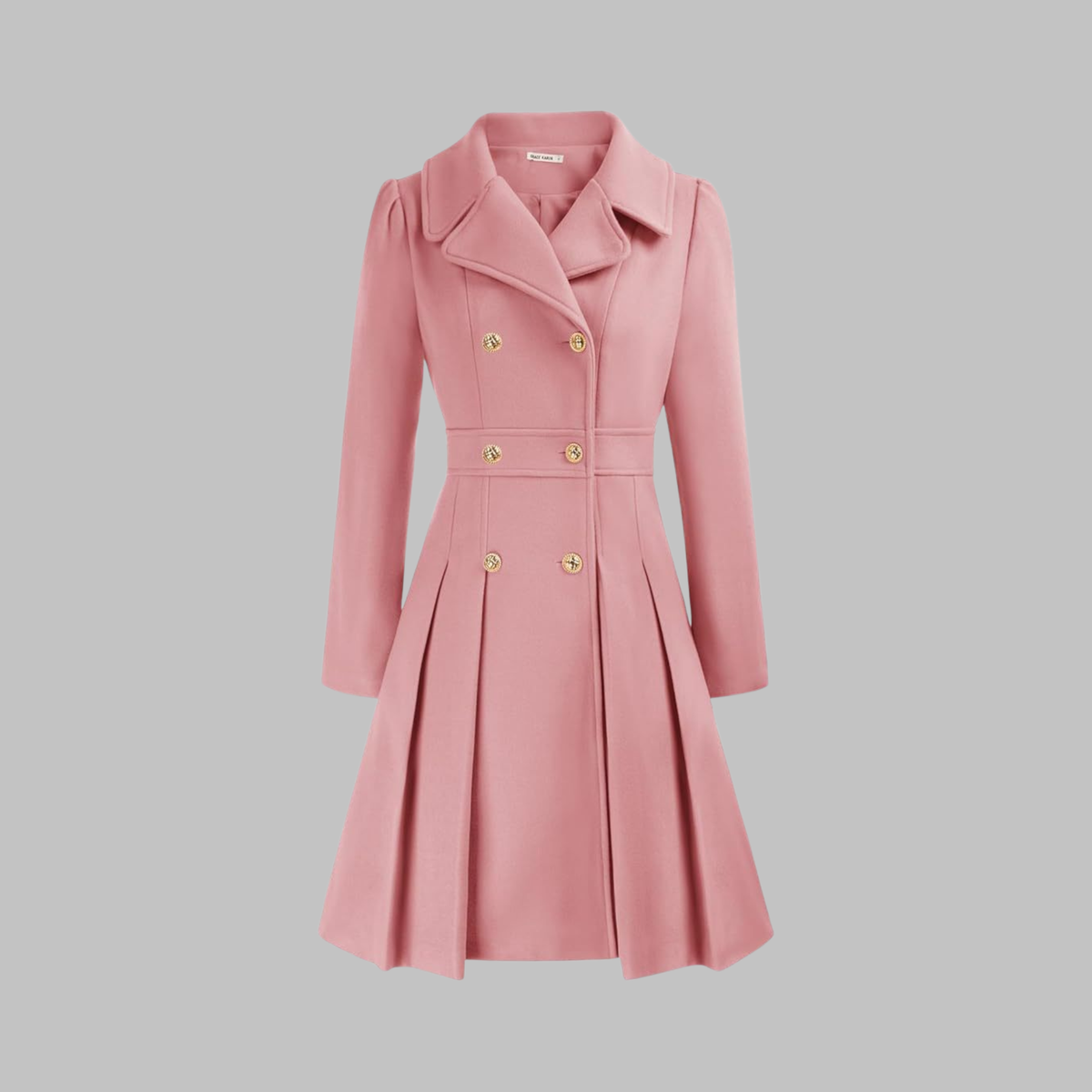 Women's Double-Breasted Coat – Classic Cut and Timeless Elegance