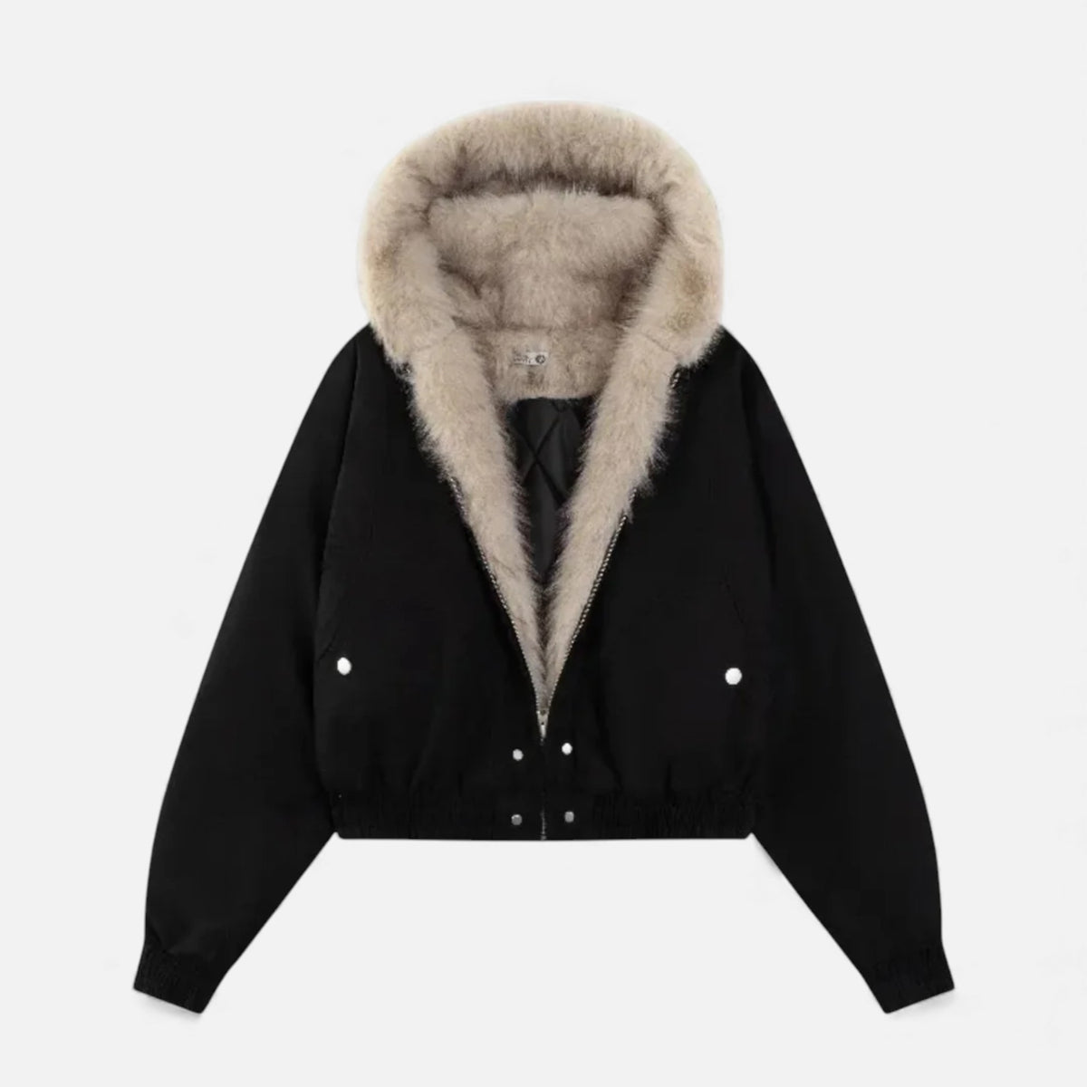 Ancienne Monde | Abrigo de Invierno para Mujer con Cuello de Piel
