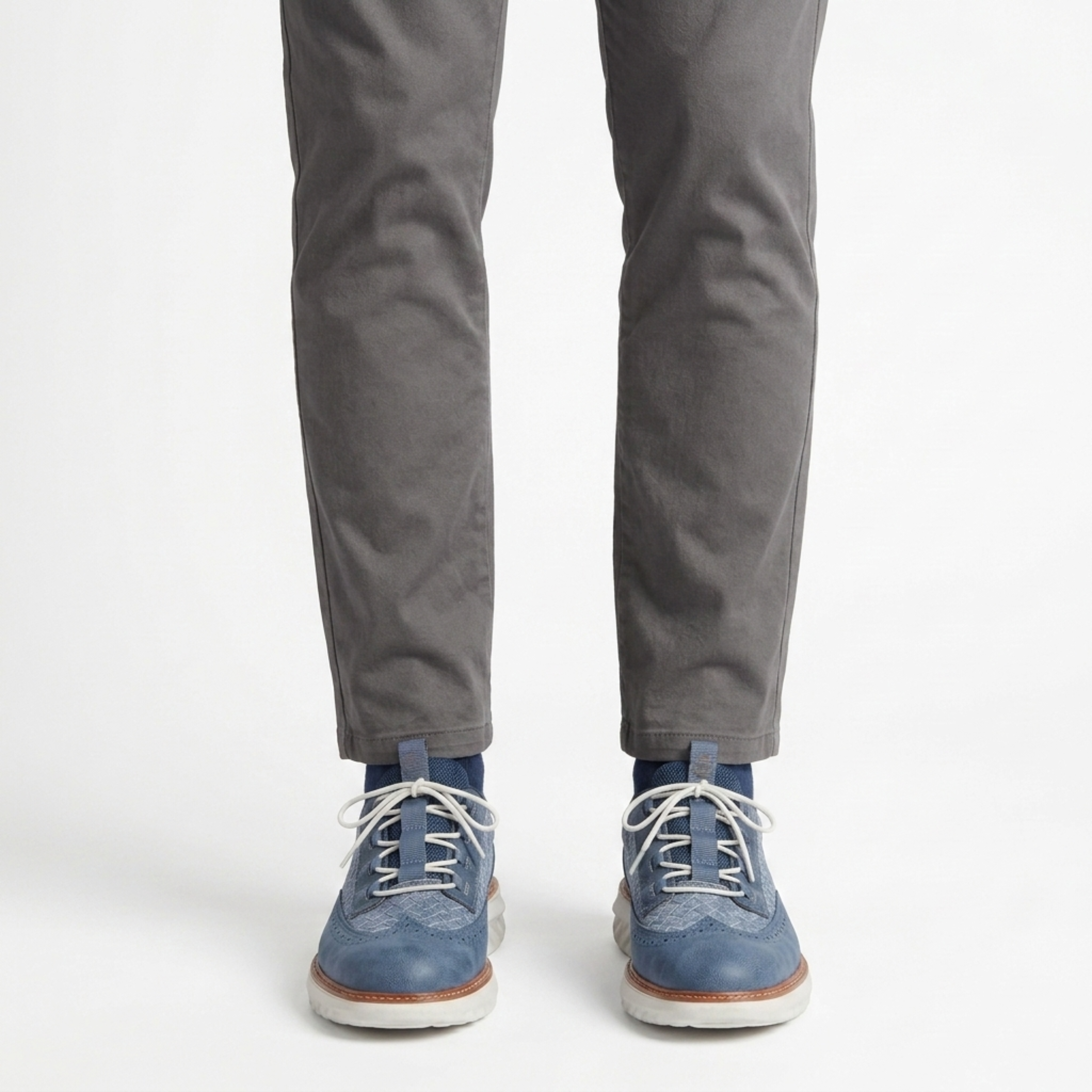 Sneakers cuir véritable — chaussures de marche confortables — loisirs
