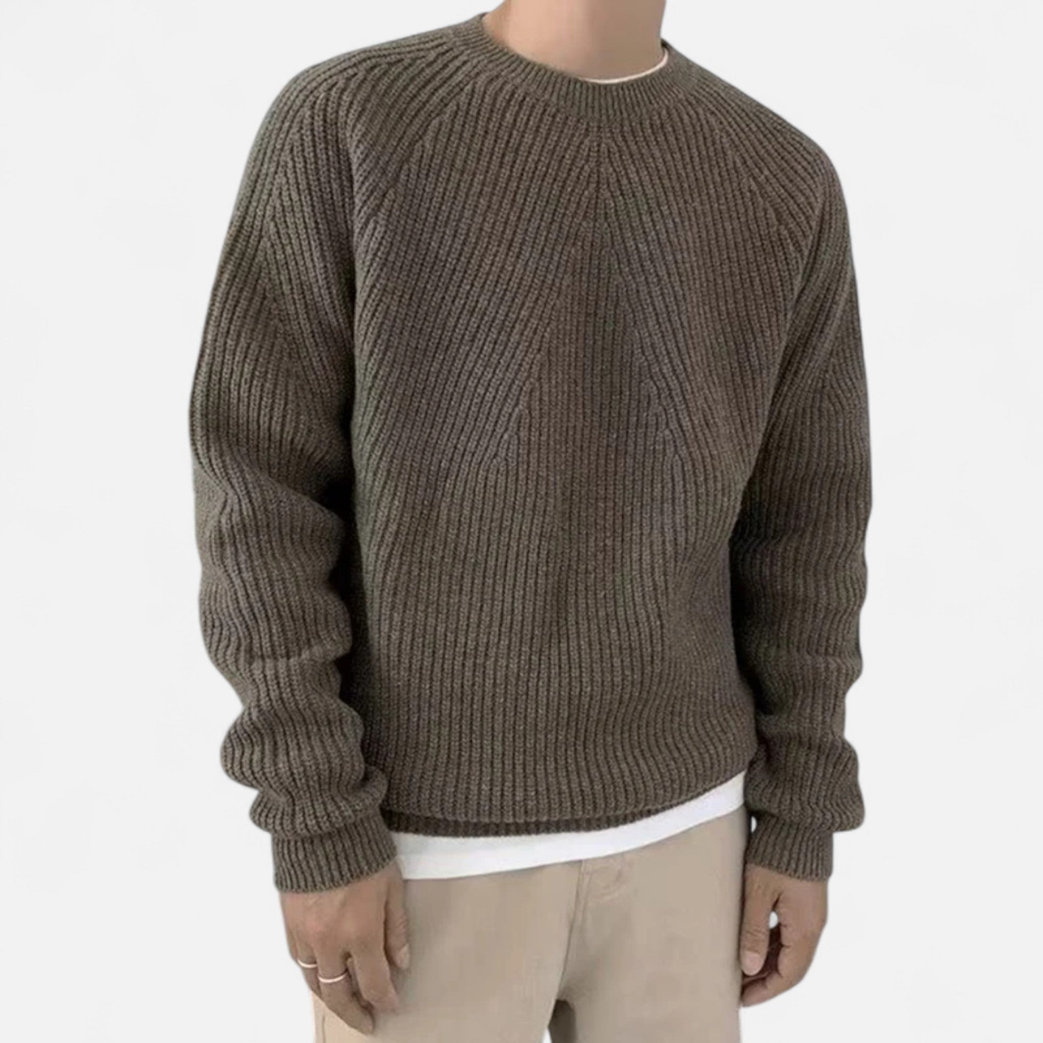 Ancienne Monde | Suéter Hombre Punto Casual Atemporal