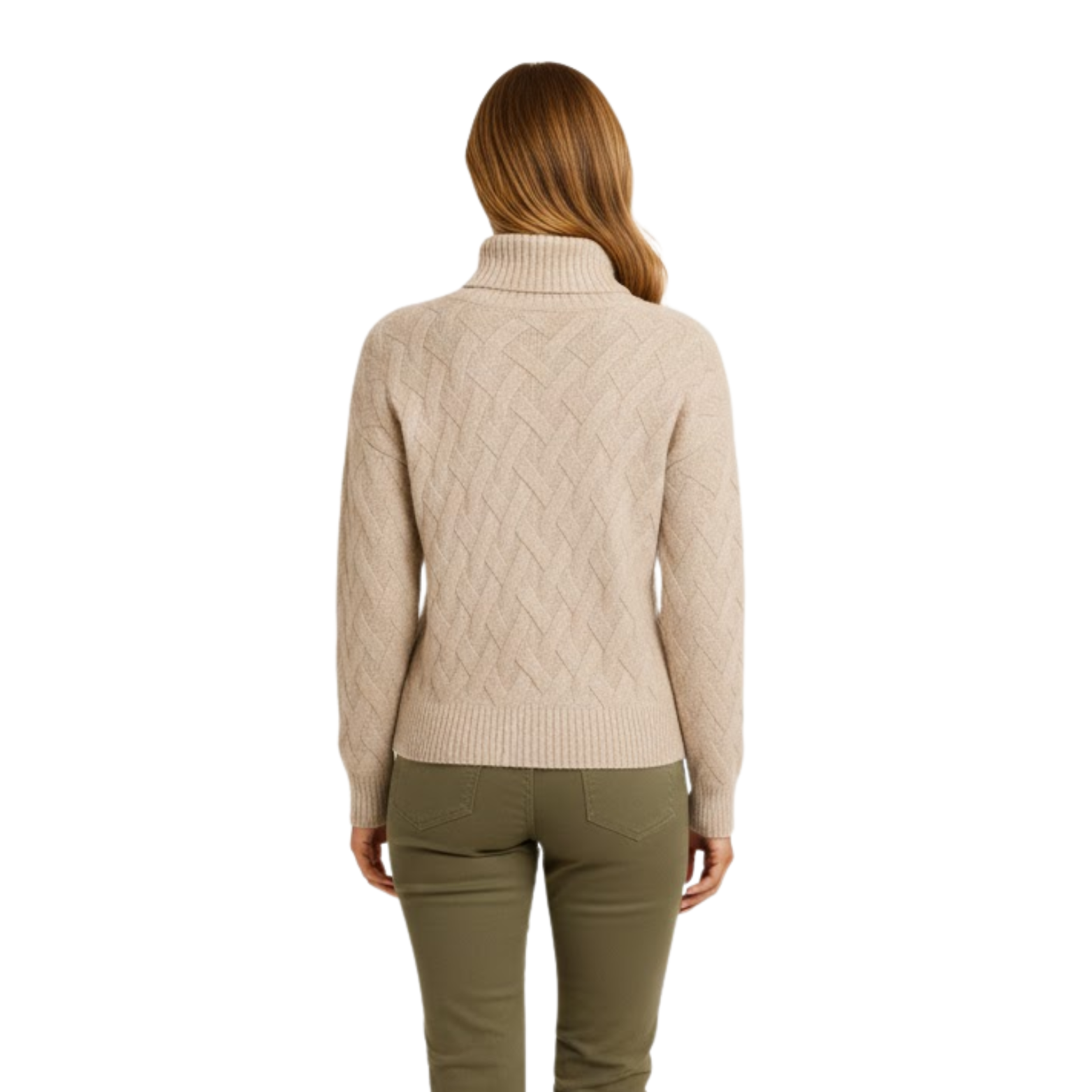Pull Femme Mode Oversize en Cachemire Épais