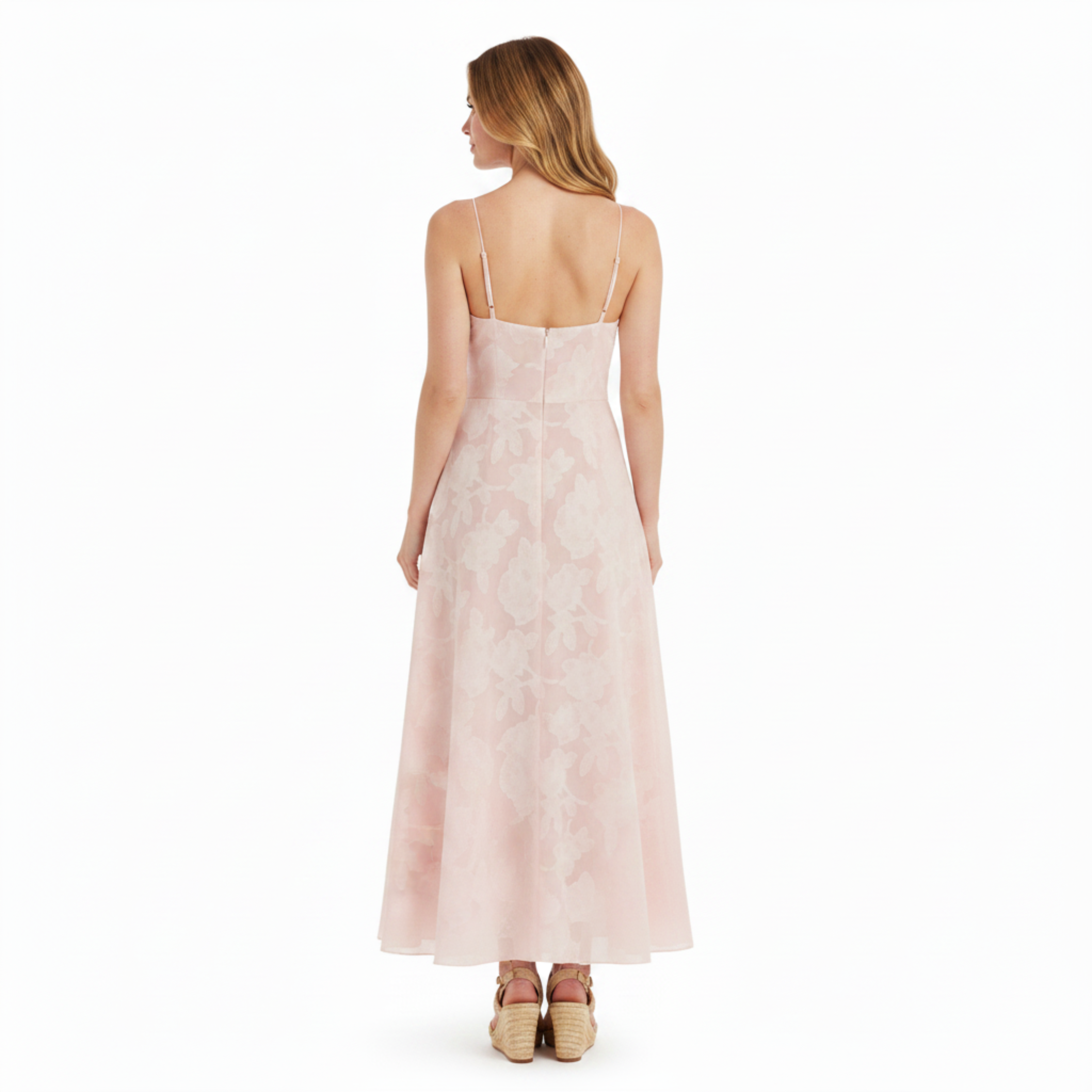 Robe de Soirée Longue Bustier à Broderies Florales et Coupe Évasée pour Femme