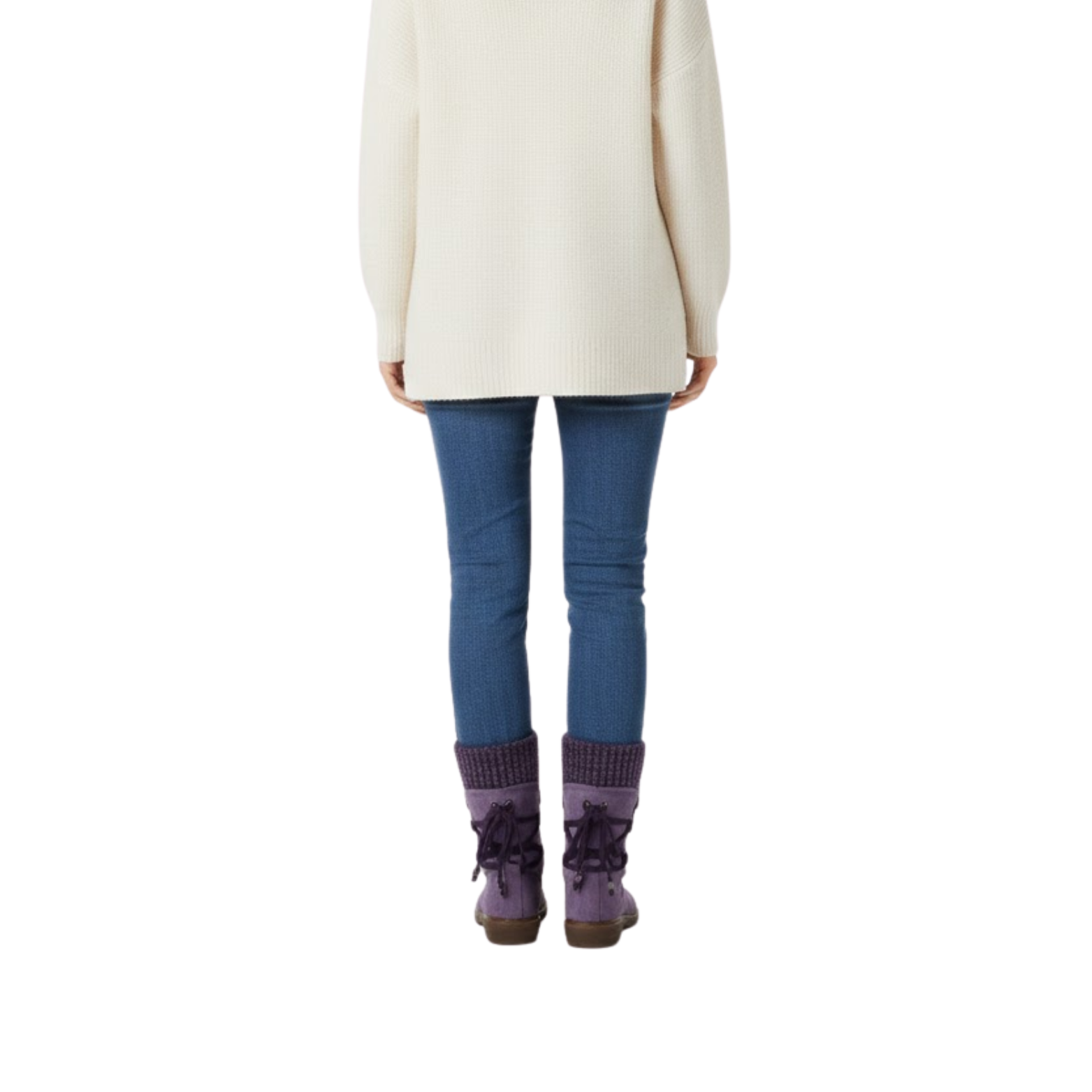 Bottes d’Hiver Femme Mi-Mollet en Suédine – Bottes de Neige Chaudes et Tendance