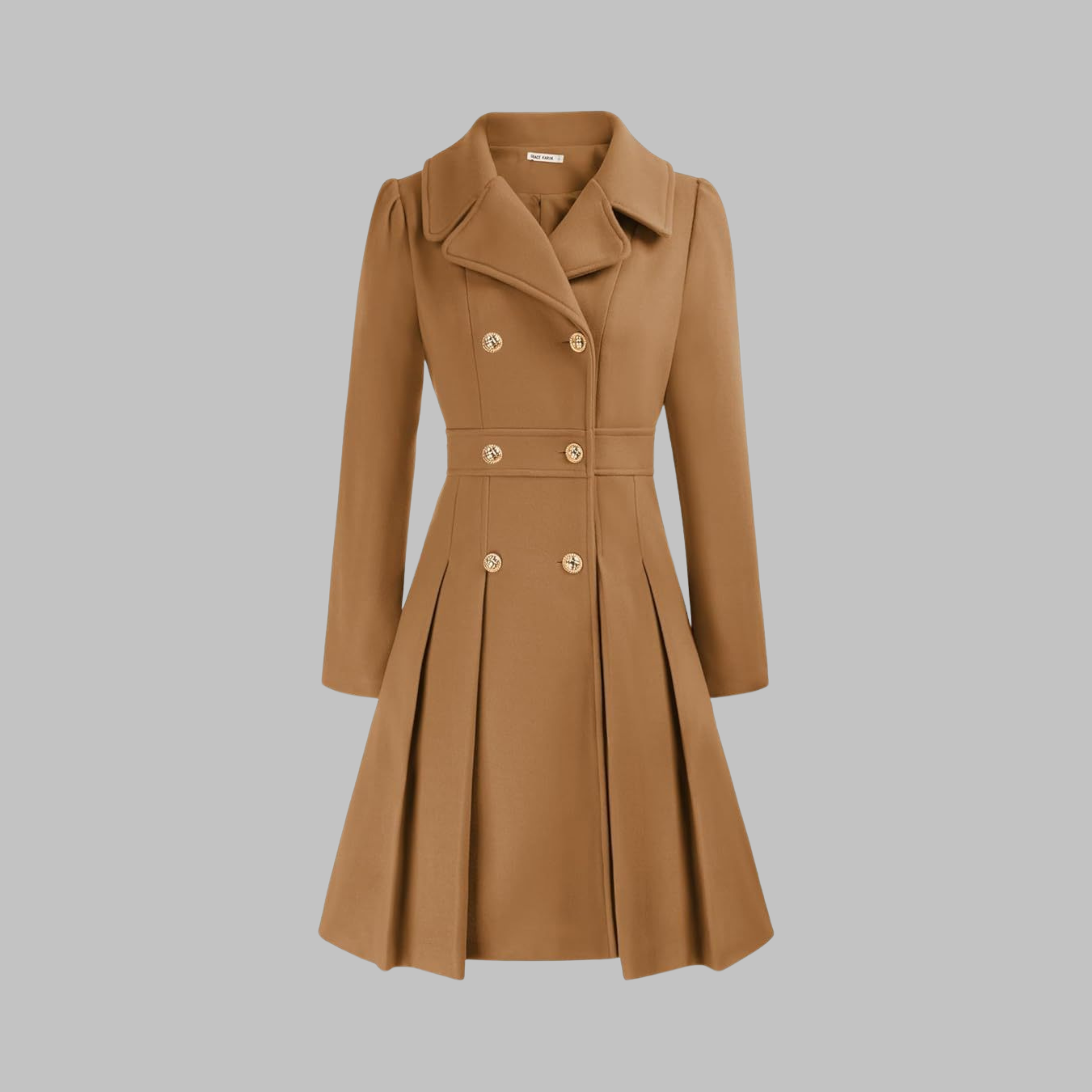 Women's Double-Breasted Coat – Classic Cut and Timeless Elegance