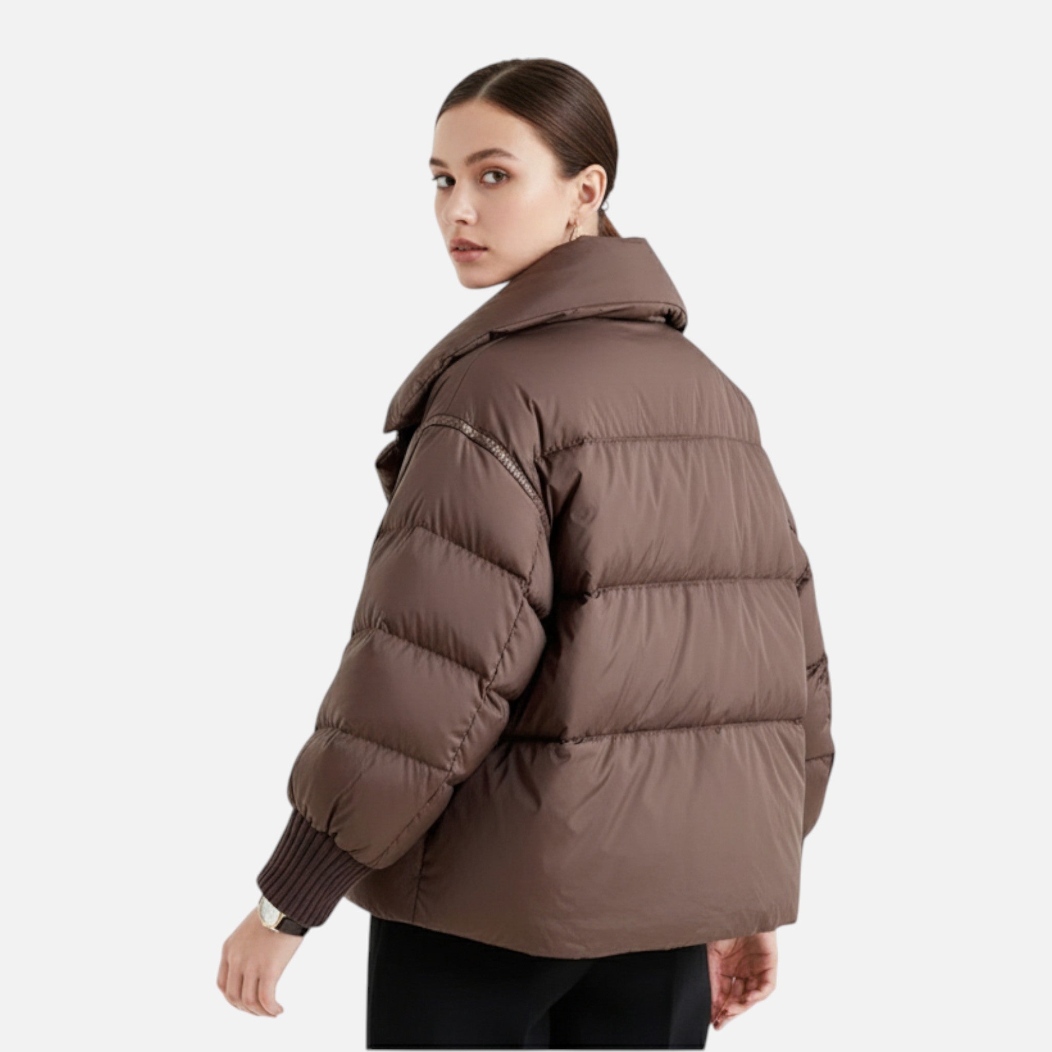 Ancienne Monde | Doudoune Femme 90% Duvet à Manches Amovibles