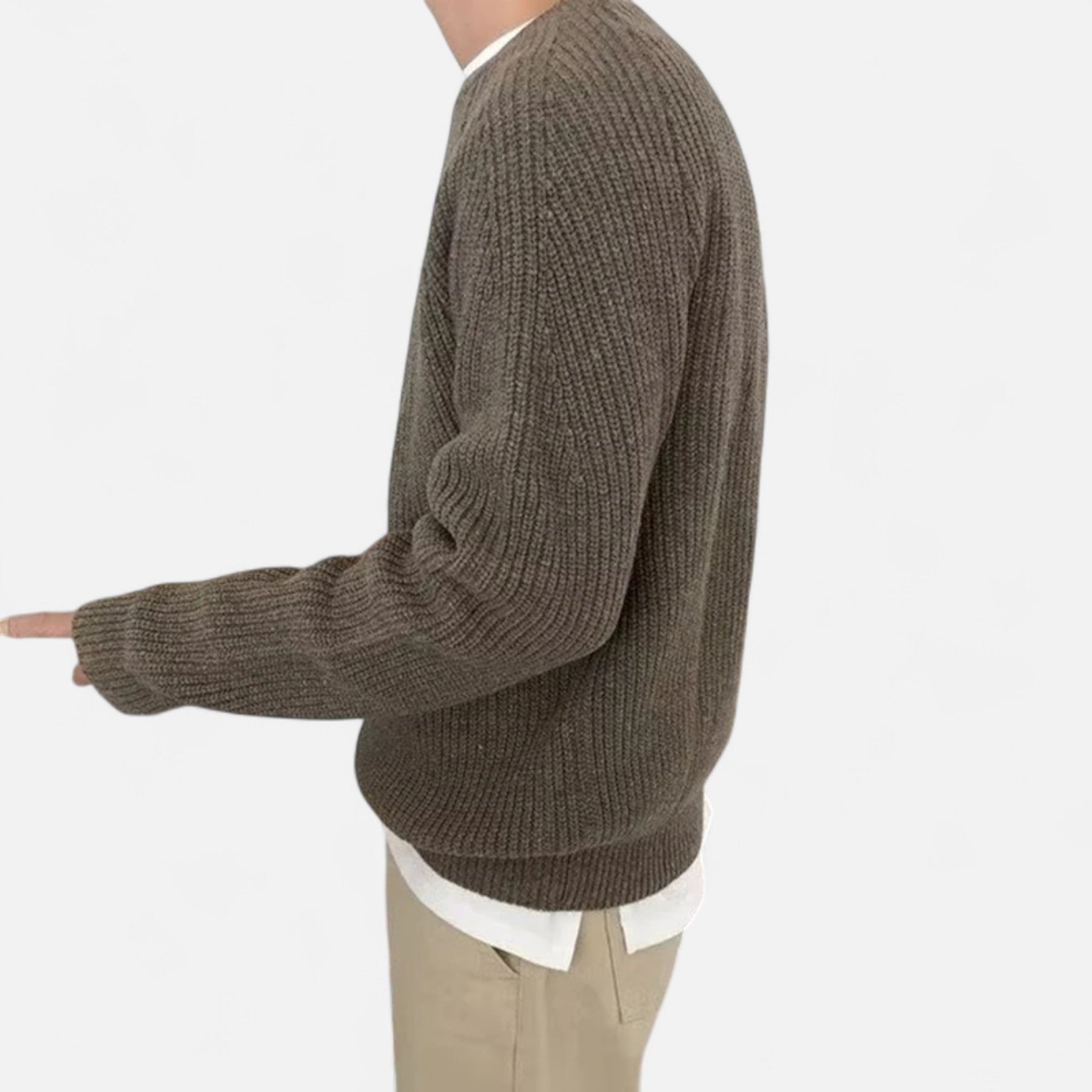 Ancienne Monde | Suéter Hombre Punto Casual Atemporal