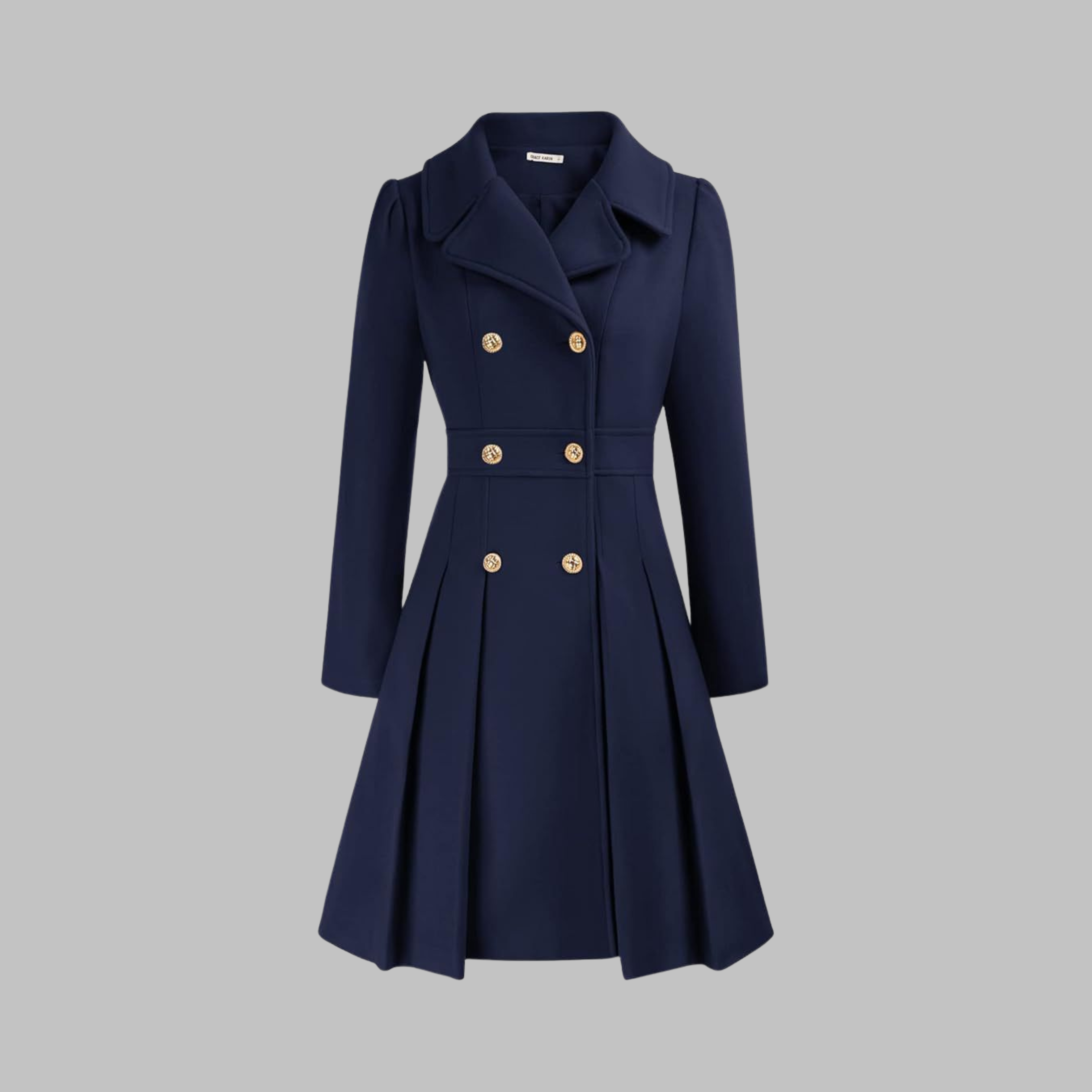 Women's Double-Breasted Coat – Classic Cut and Timeless Elegance