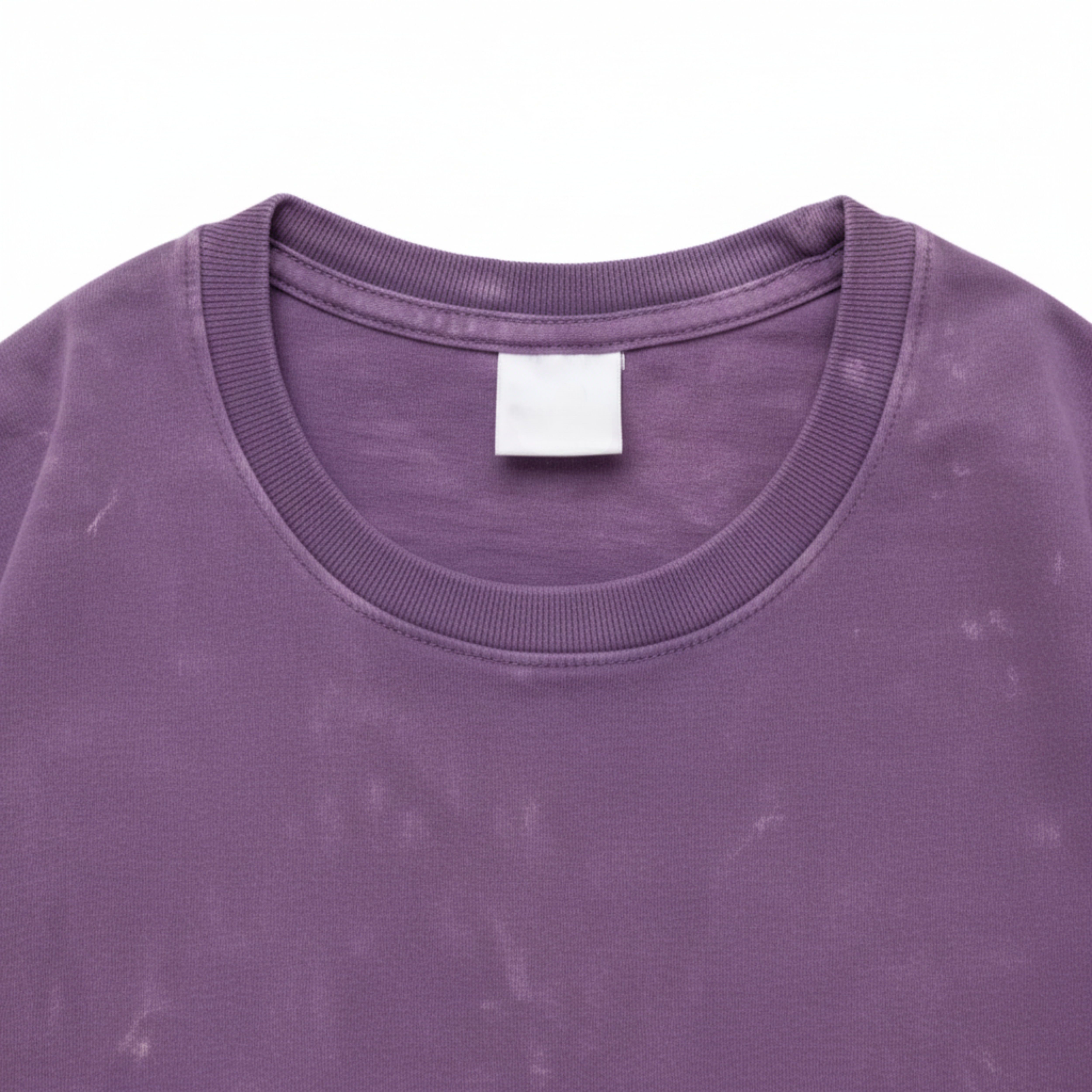 T-shirt Vintage délavé à l'acide en coton épais pour homme et femme coupe oversized