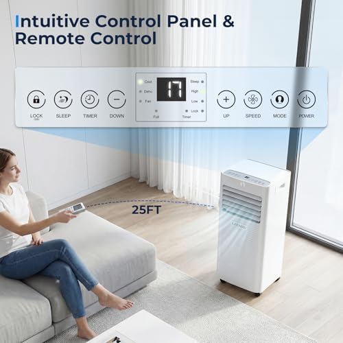 Przenośny klimatyzator 3 w 1 o mocy 9000 BTU do małych pomieszczeń i sypialni