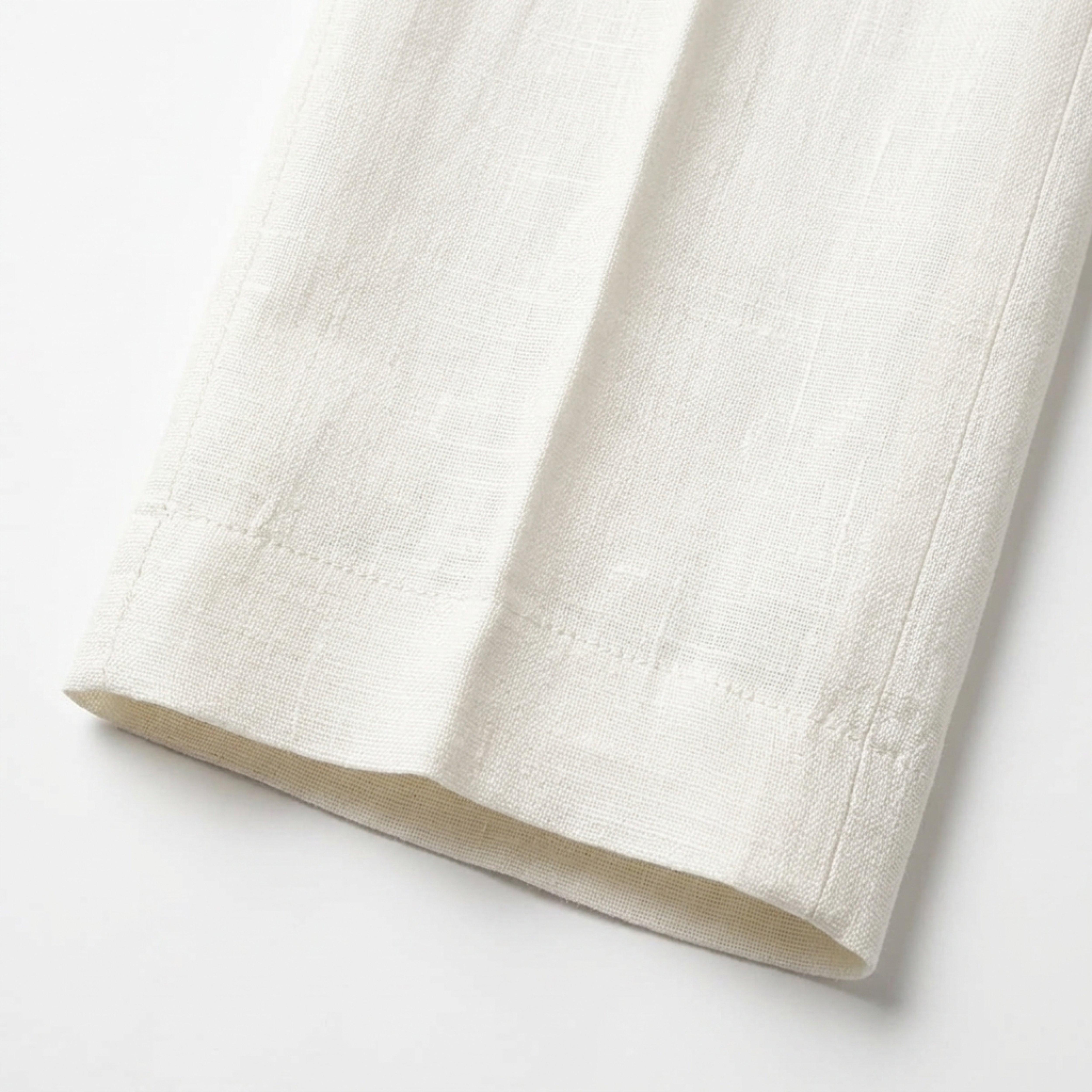 Pantalon habillé homme — 100 % lin — double pli — cérémonies formelles