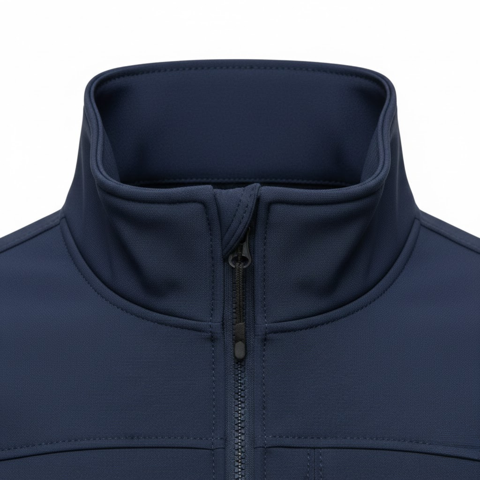 Veste de travail imperméable pour homme avec col montant et fermeture éclair