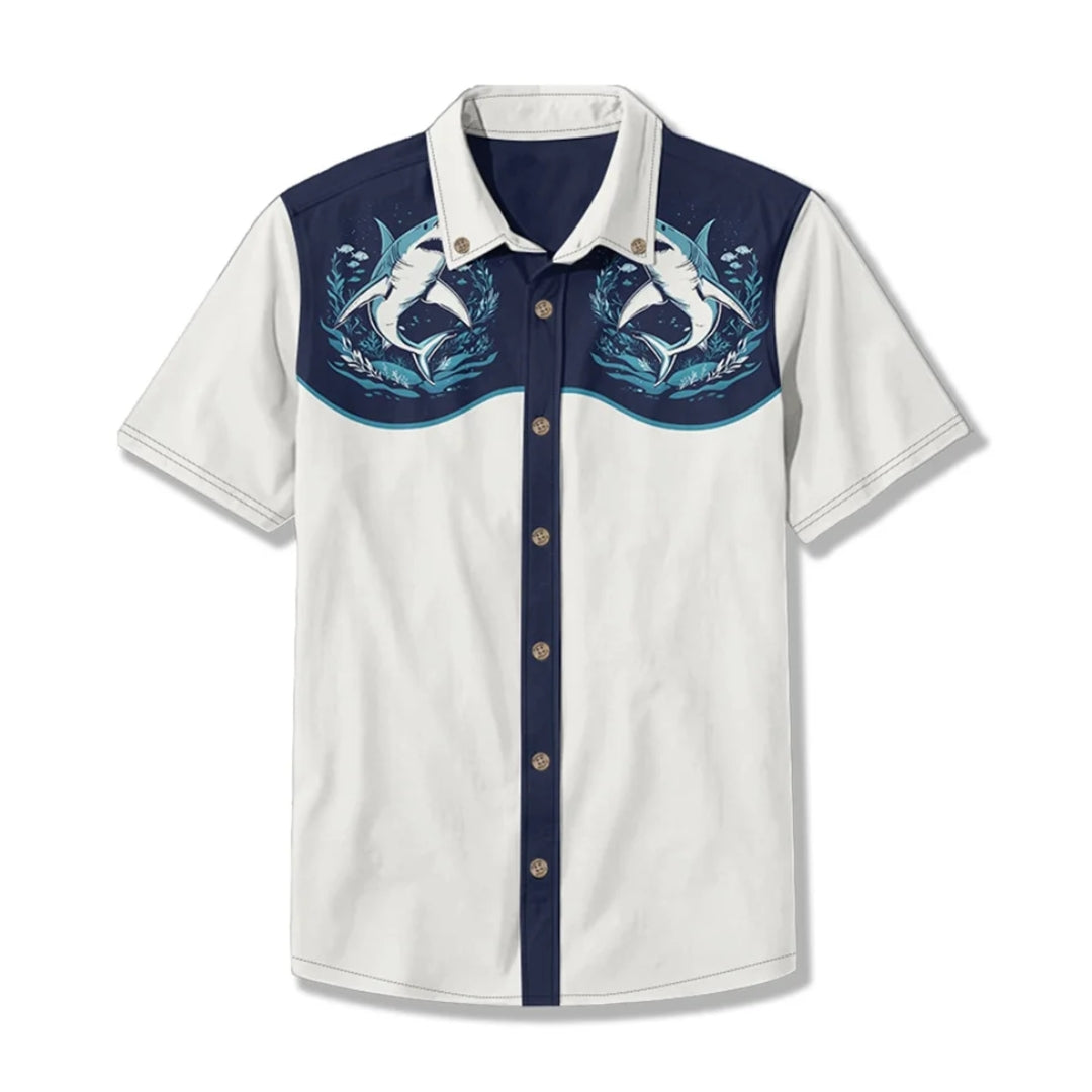 Chemise Western À Motifs Brodés