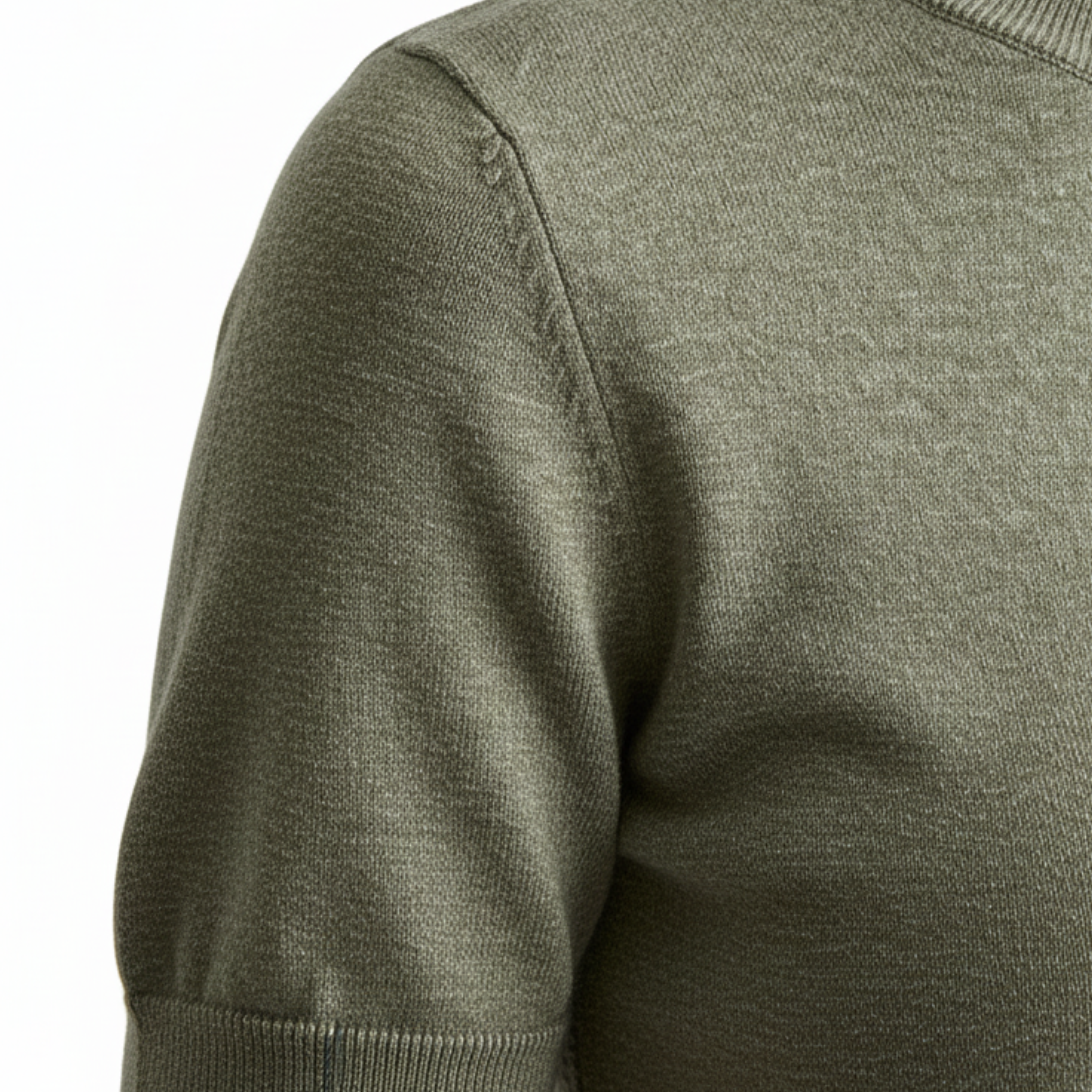T-shirt en Maille Fine pour Femme à Col Rond et Manches Courtes Ajustées