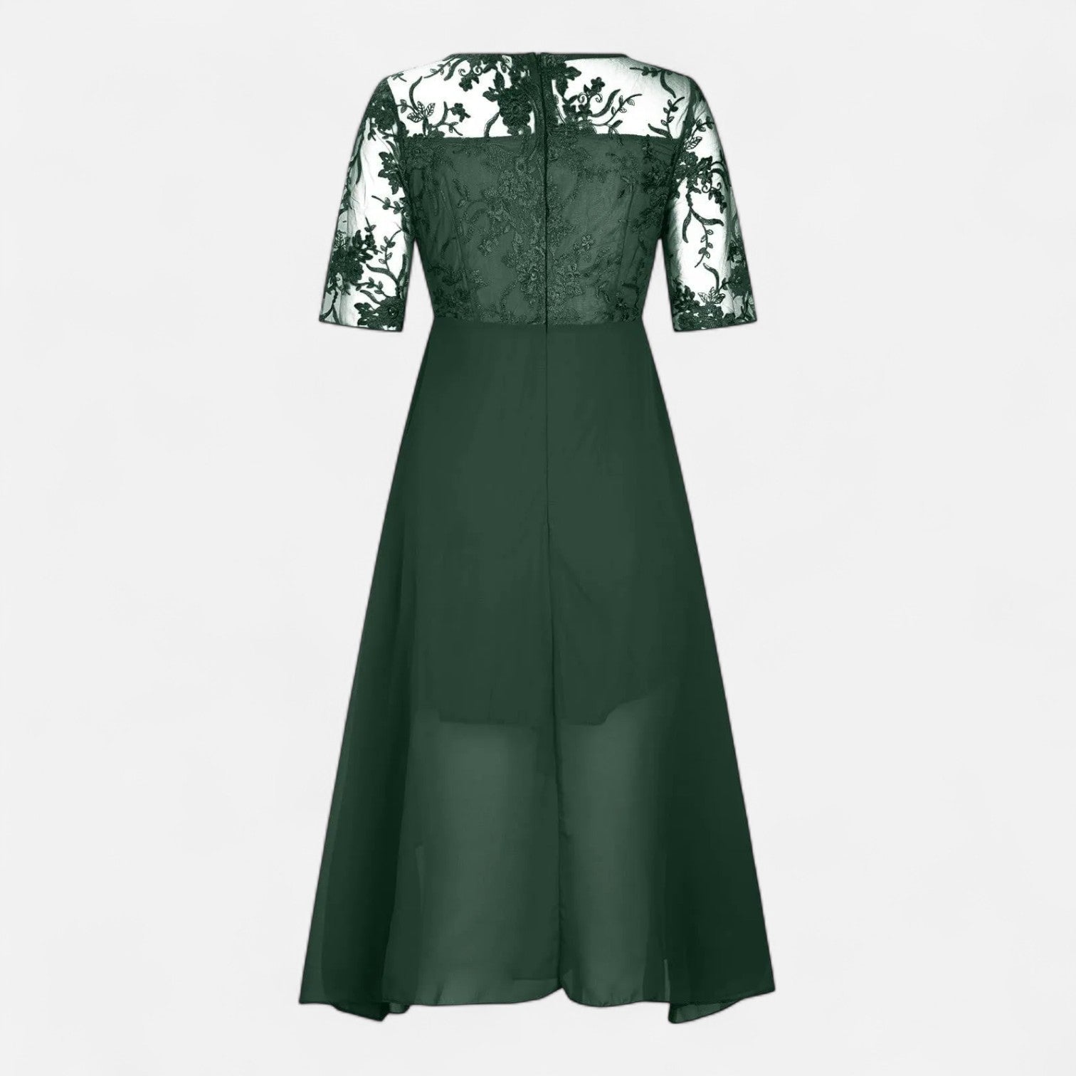Ancient World | Elegant Summer Tea-Length Dress for Women – Timeless Grace from Day to Night