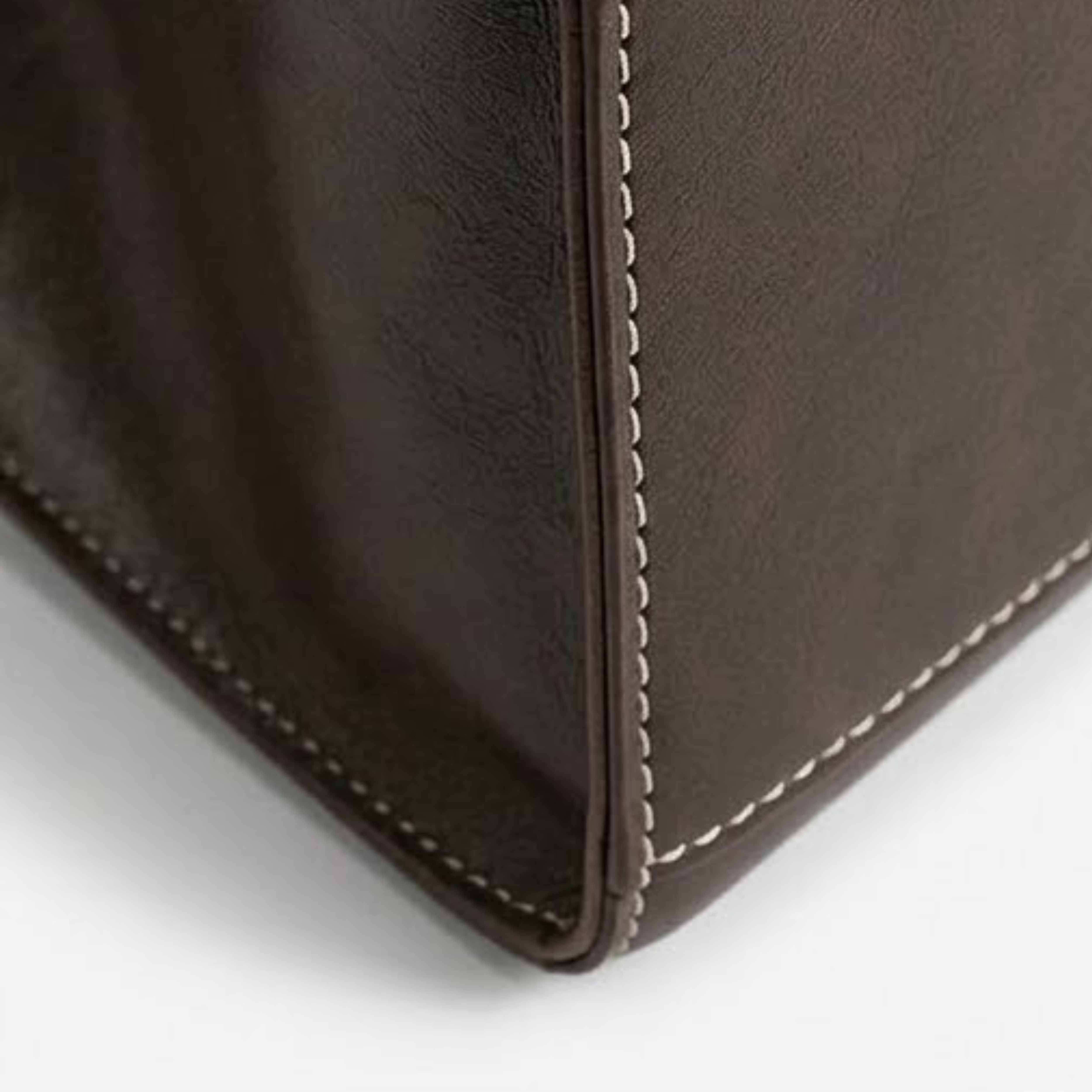 Sac Cabas en Cuir Végétalien avec Fermeture Éclair et Bandoulière pour Femmes