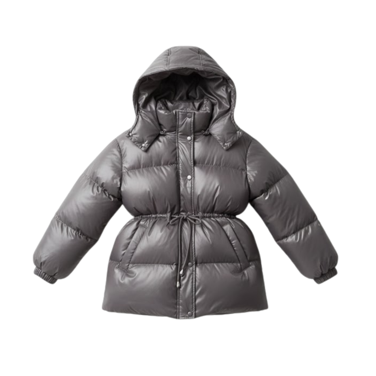 Veste Femme Chaude Épaissie en Coton avec Capuche Amovible