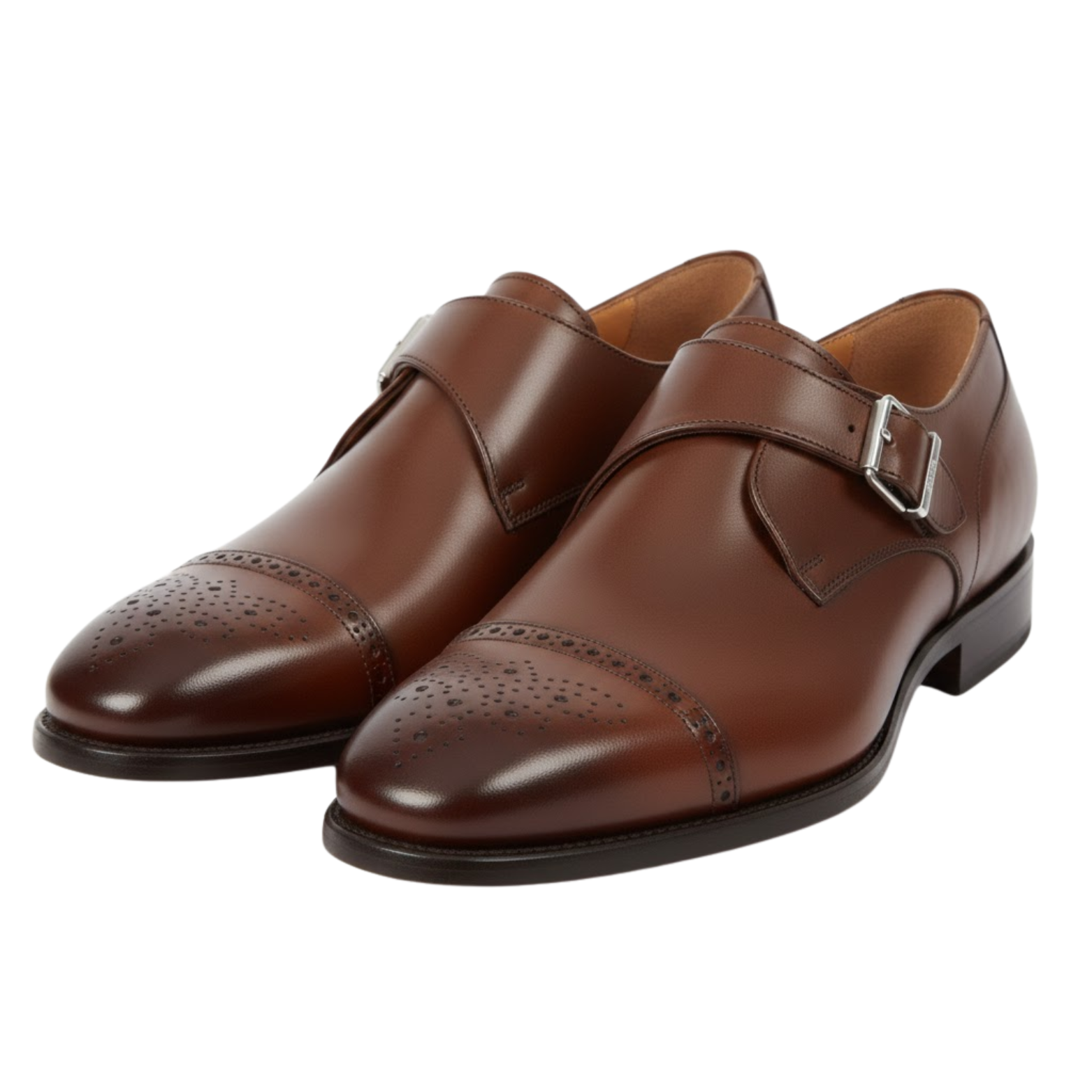 Chaussures en Cuir Habillées Homme Oxford Business Carving Fashion Boucle Angleterre Chaussures Formelles Mengke