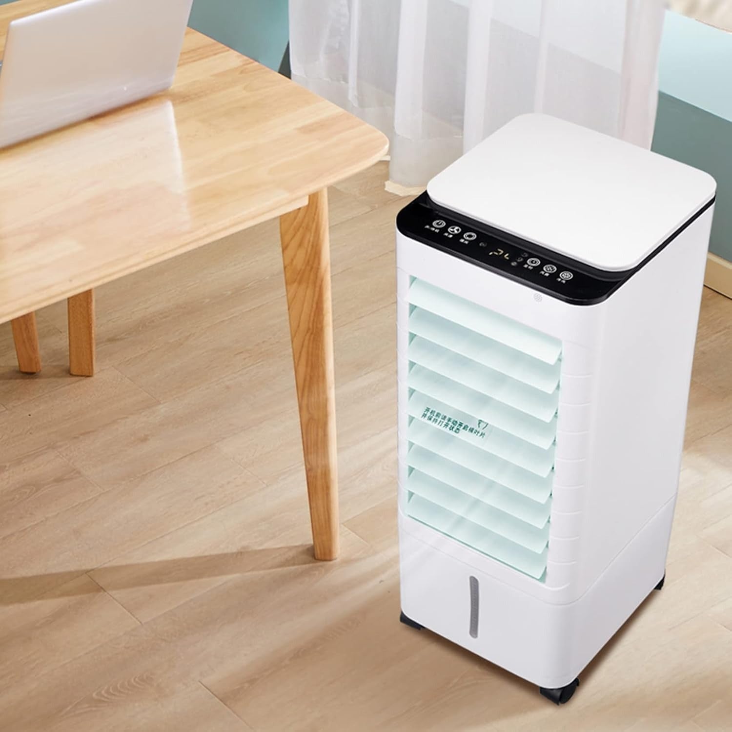 Rafraîchisseur d’Air Mobile 3-en-1 avec Télécommande et Roulettes Intégrées
