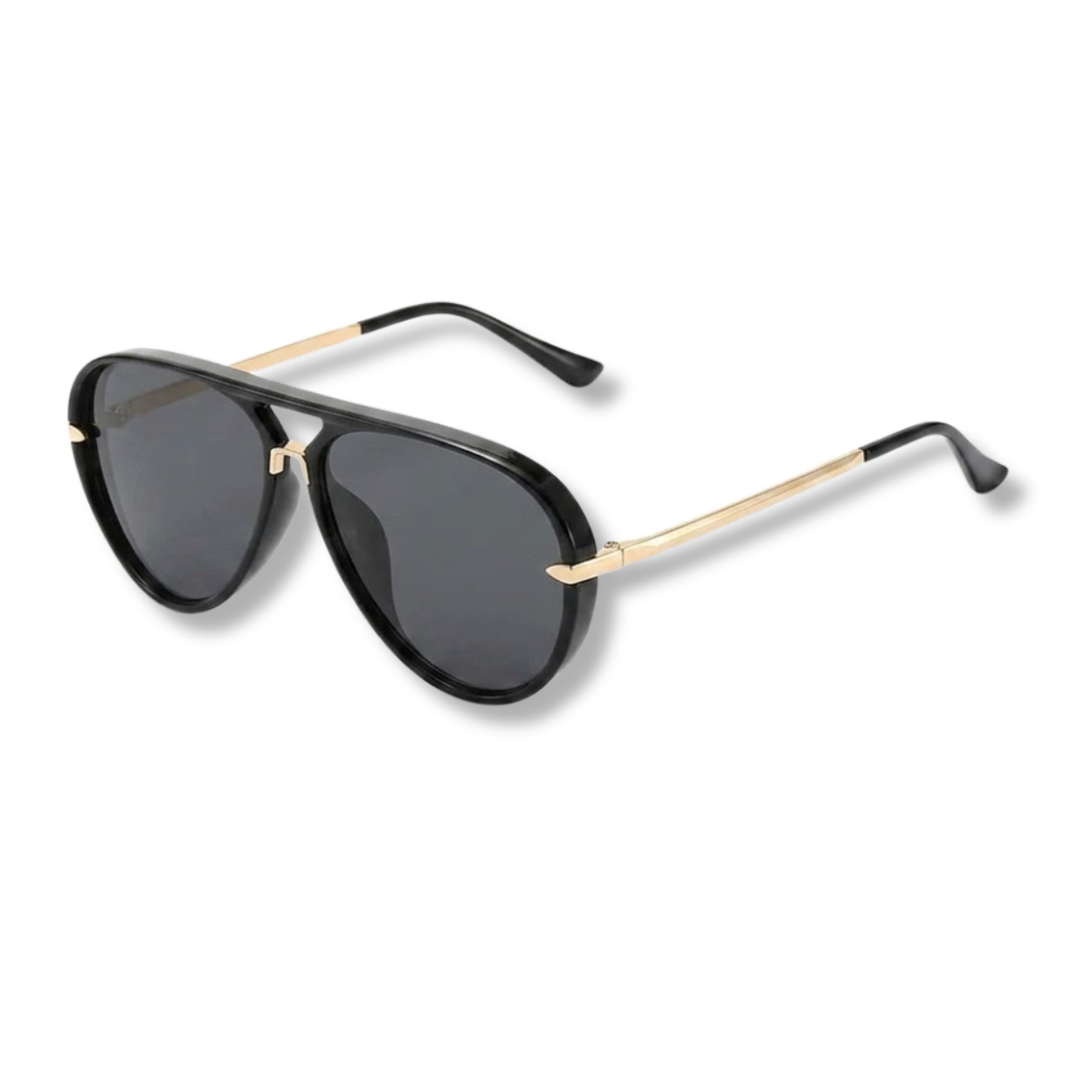Διάφανα γυαλιά aviator με διπλή γέφυρα και φακούς με διαβάθμιση και προστασία UV