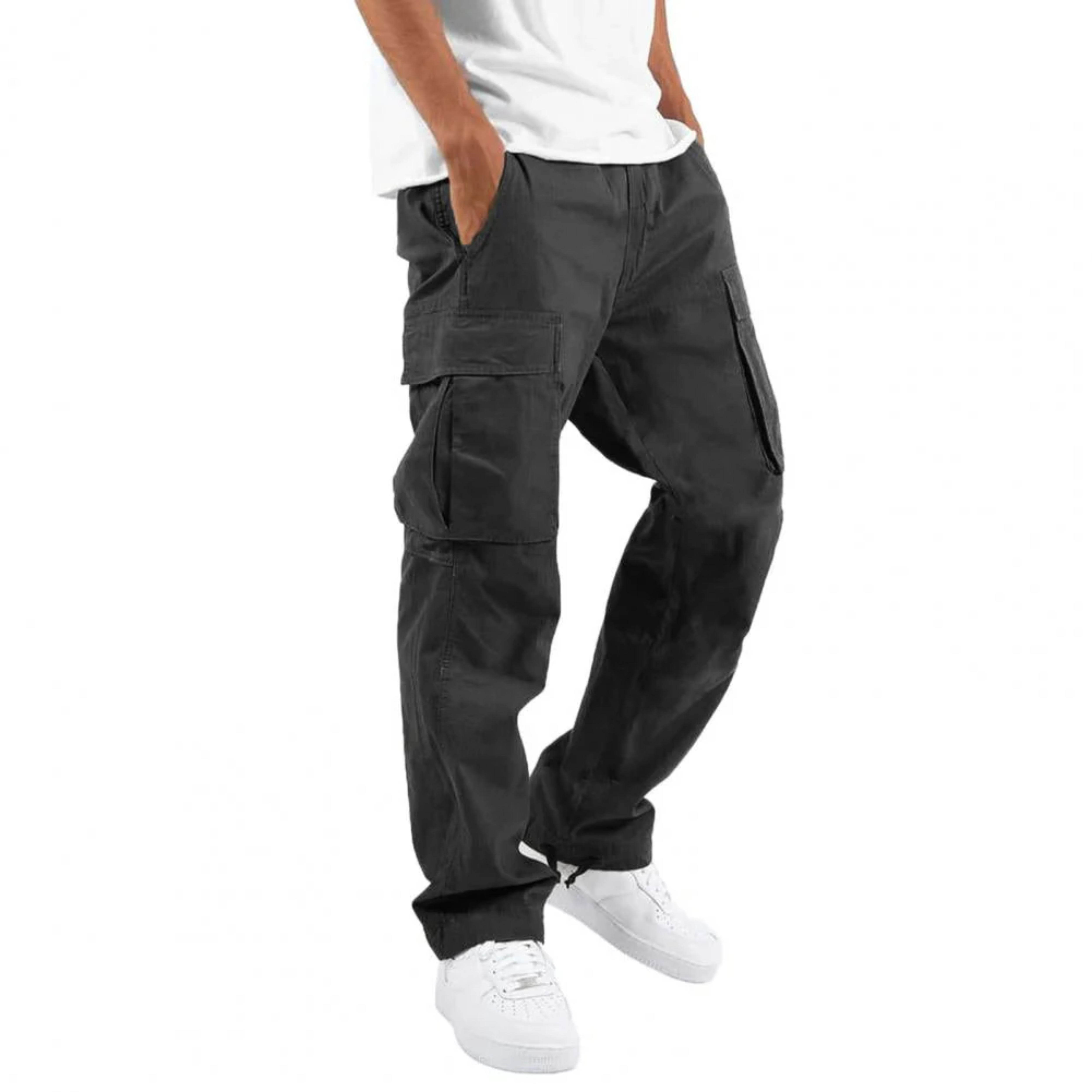 Pantalon cargo homme — coupe décontractée — usage quotidien