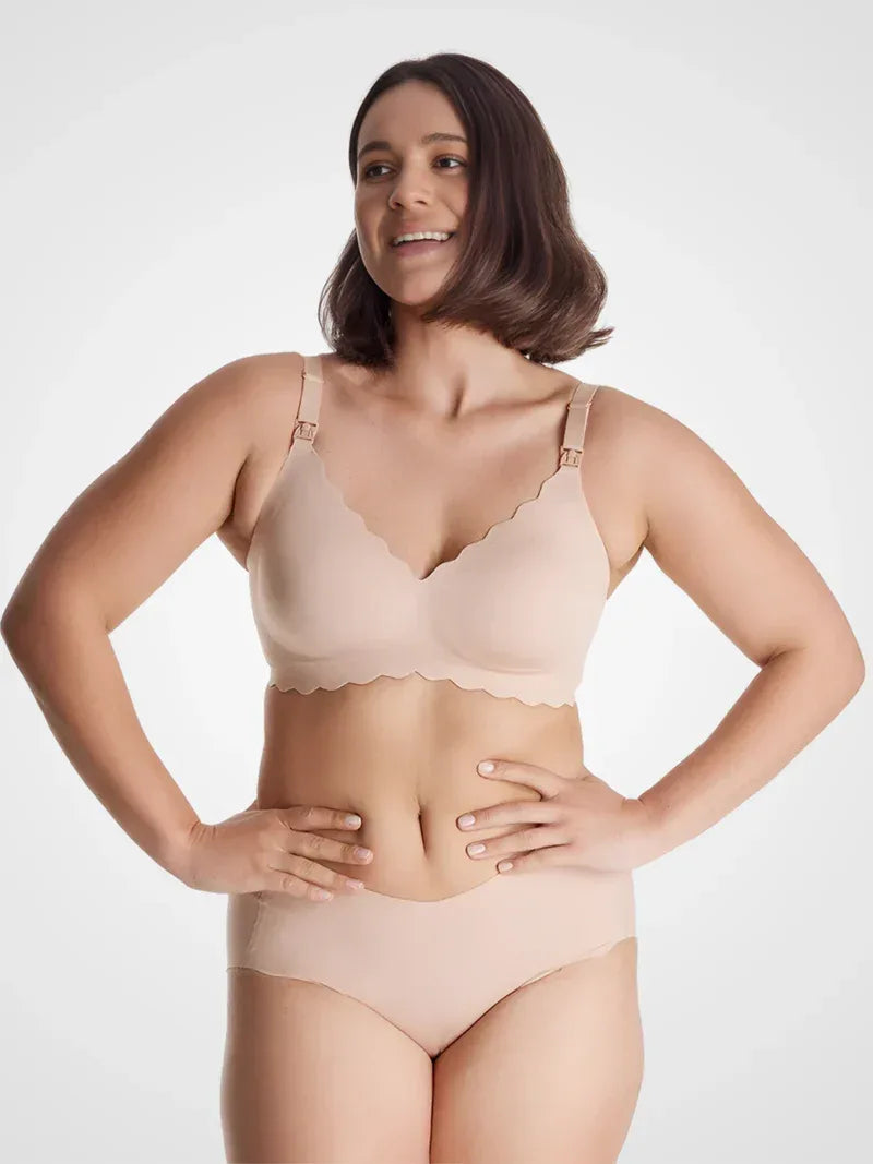 Bezešvá kojicí podprsenka