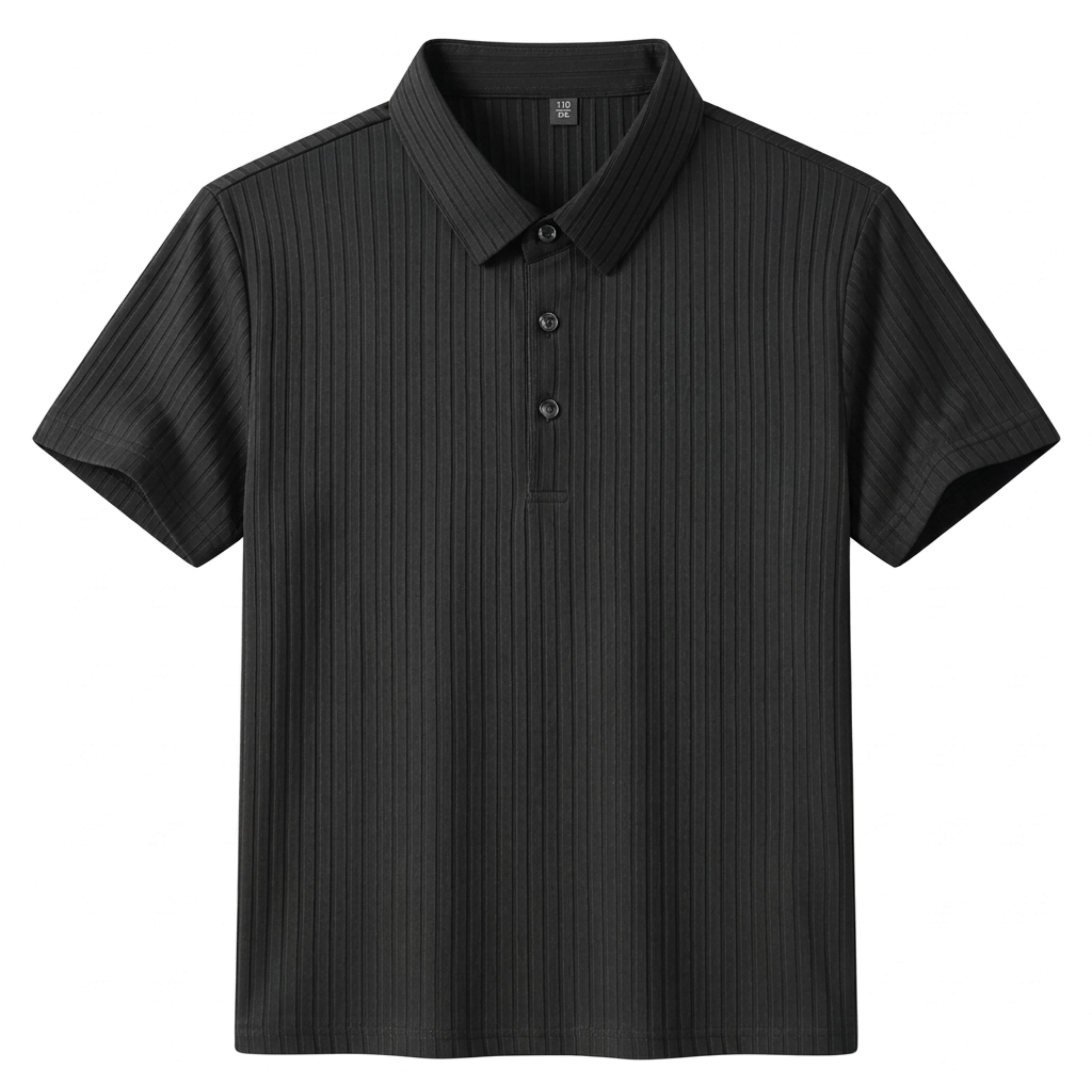Polo pour homme — maille texturée — style décontracté