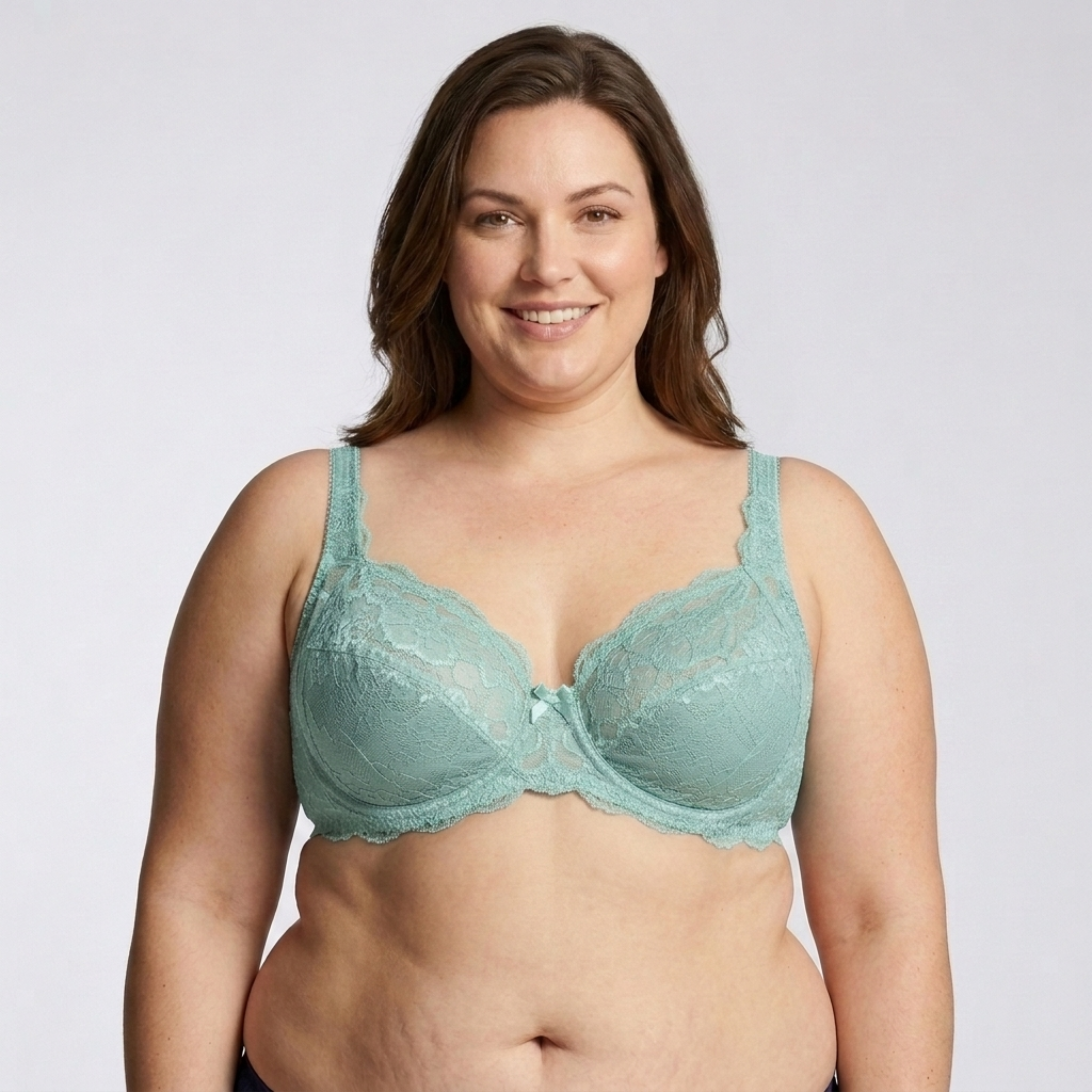 Soutien-gorge grande taille pour femme avec armatures et détails en dentelle