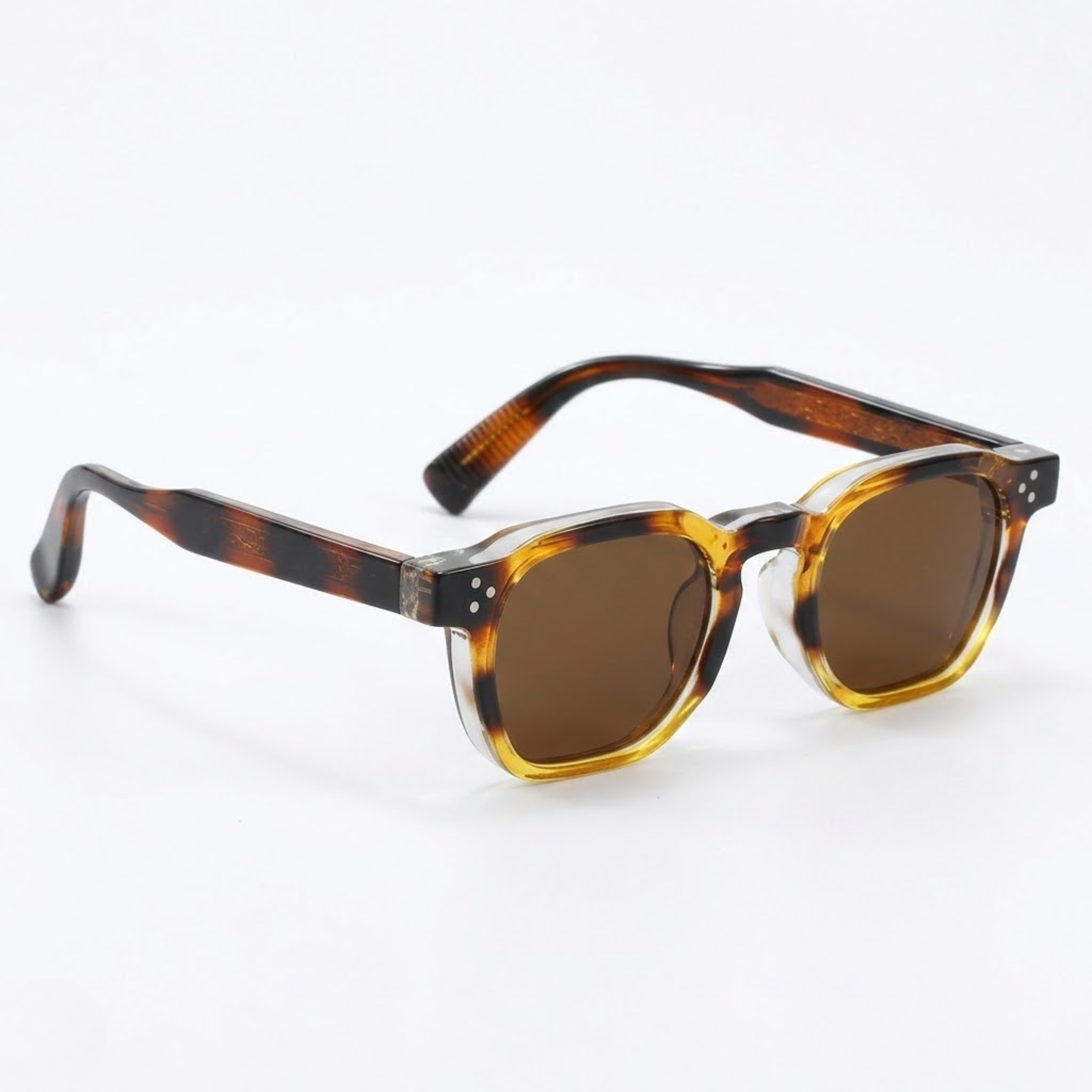 Lunettes de Soleil Rétro Carrées pour Homme et Femme avec Protection UV400