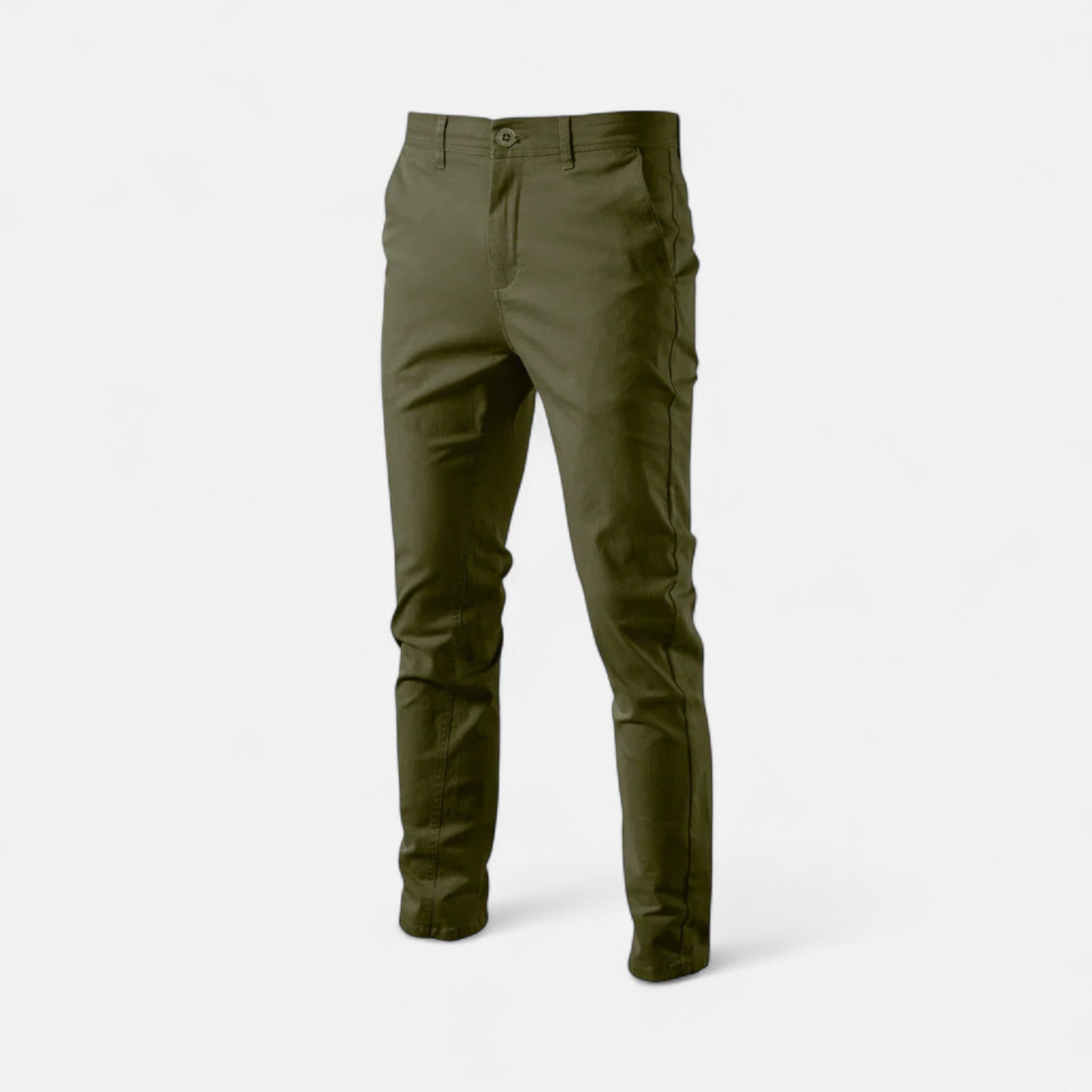 Ανδρικό βαμβακερό chino – Στενή γραμμή και κομψό, casual στυλ για κάθε μέρα