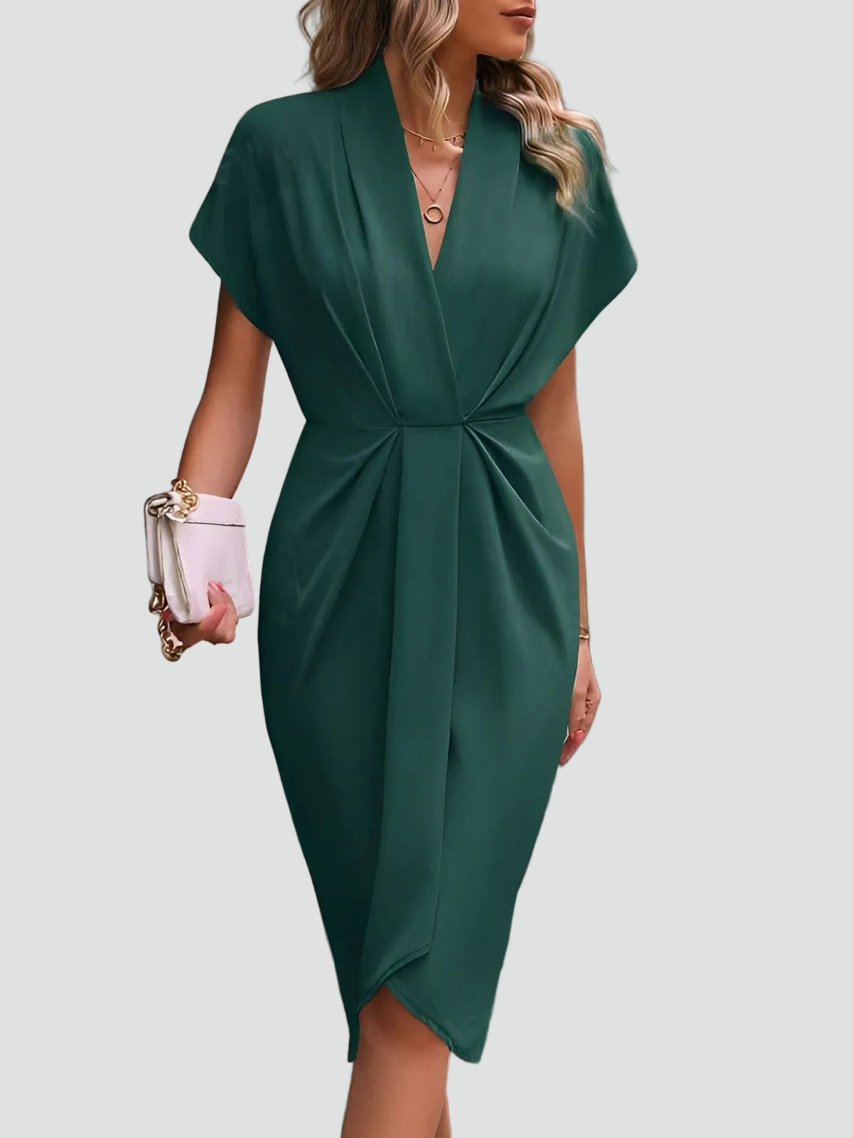 Robe Cocktail Midi Ajustée