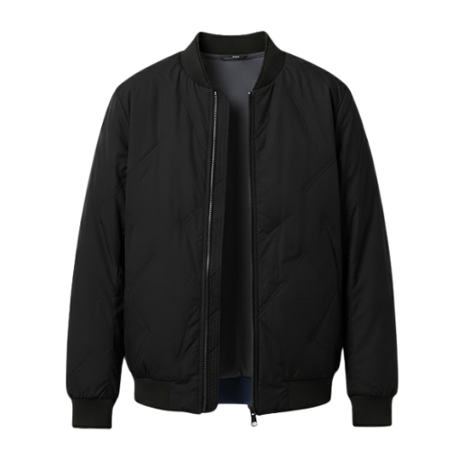 Veste Homme Légère en Duvet avec Col Baseball