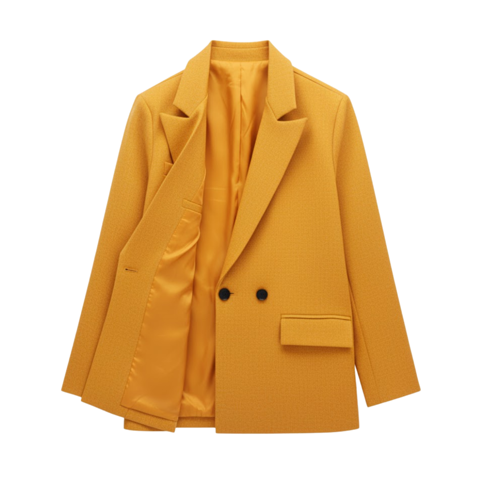 Blazer Femme Vintage à Boutonnage Croisé pour le Bureau