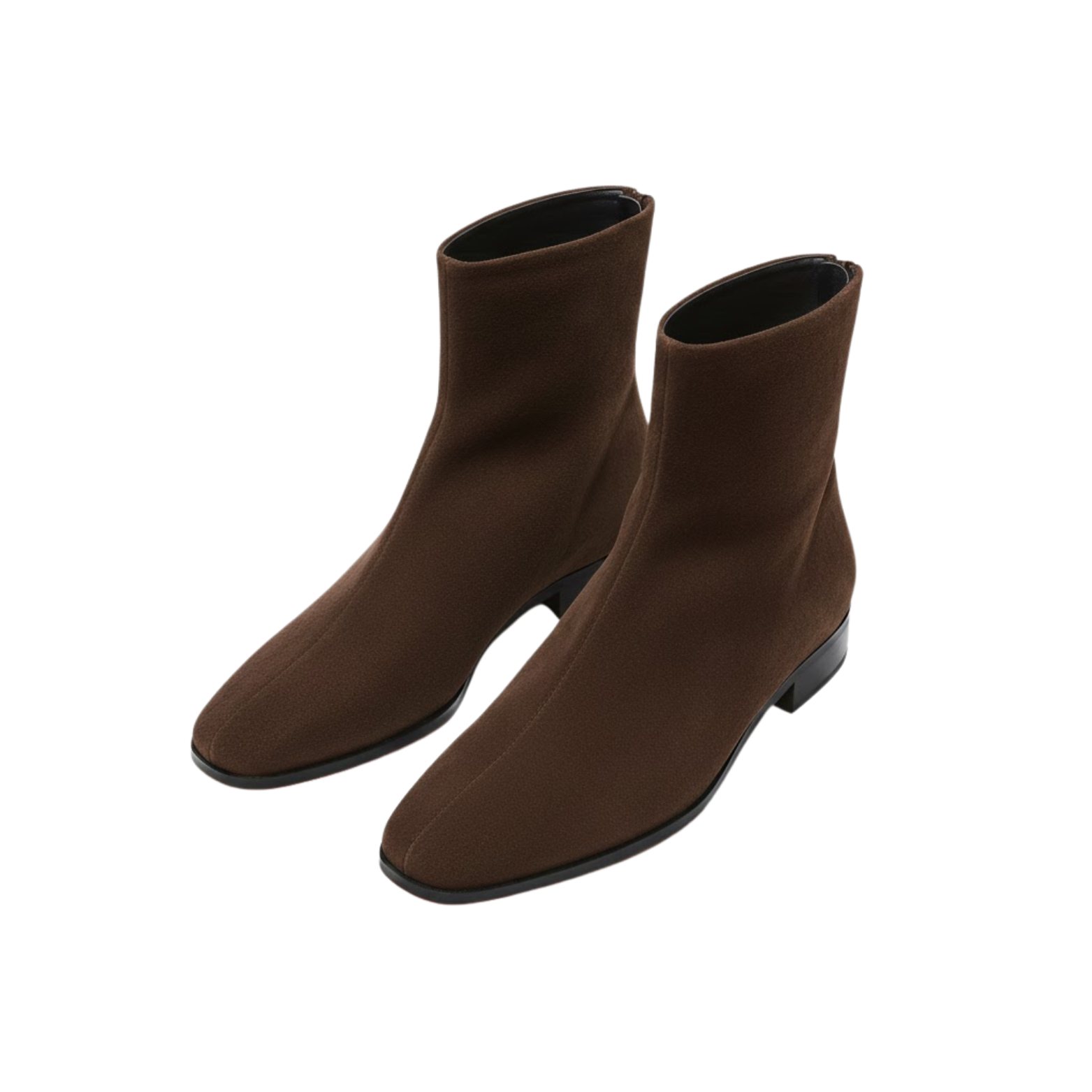 Bottines Femme Élégantes à Talon Haut et Bout Carré