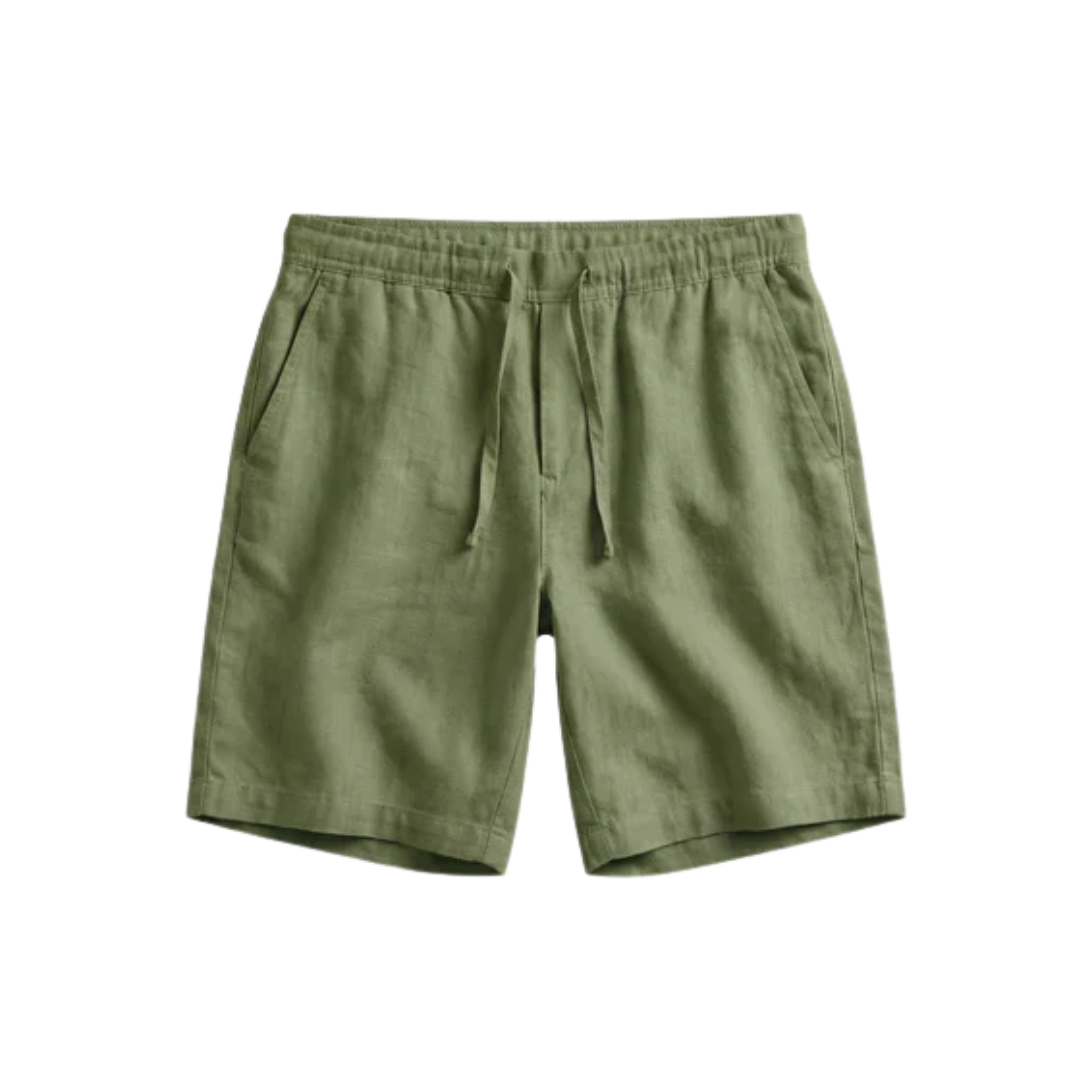Short en lin pour homme — coupe décontractée — plage et été