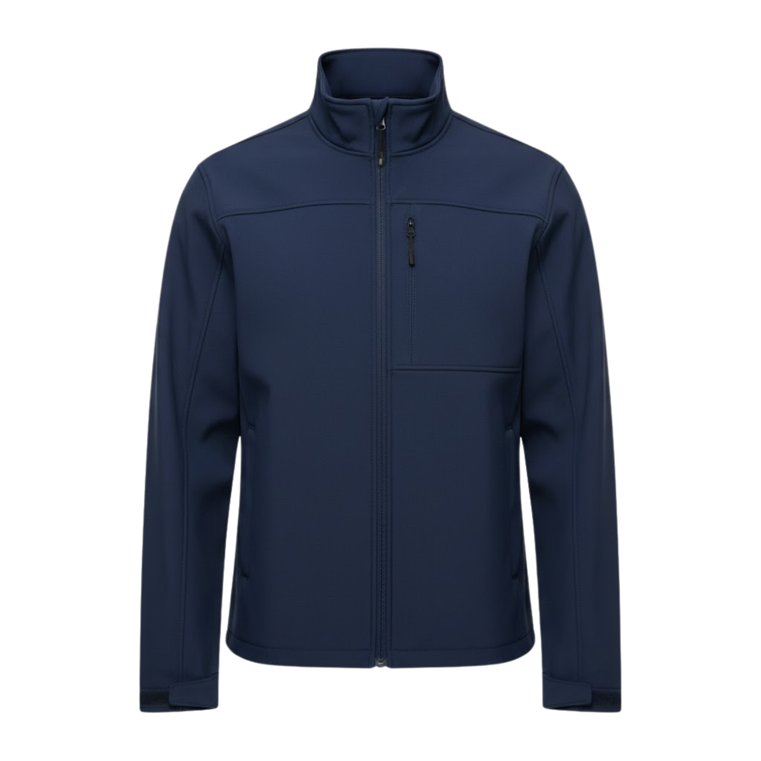 Veste de travail imperméable pour homme avec col montant et fermeture éclair