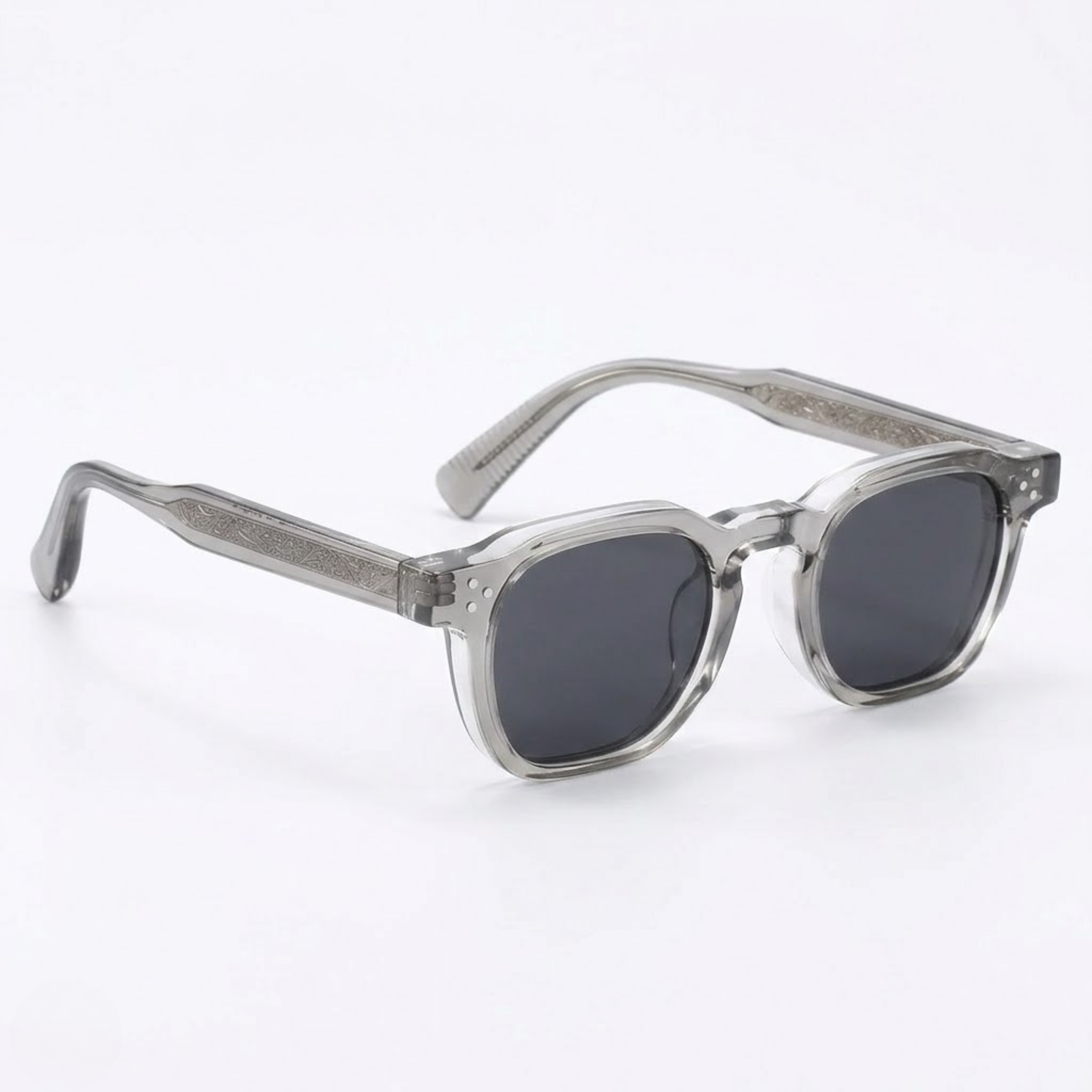 Lunettes de Soleil Rétro Carrées pour Homme et Femme avec Protection UV400