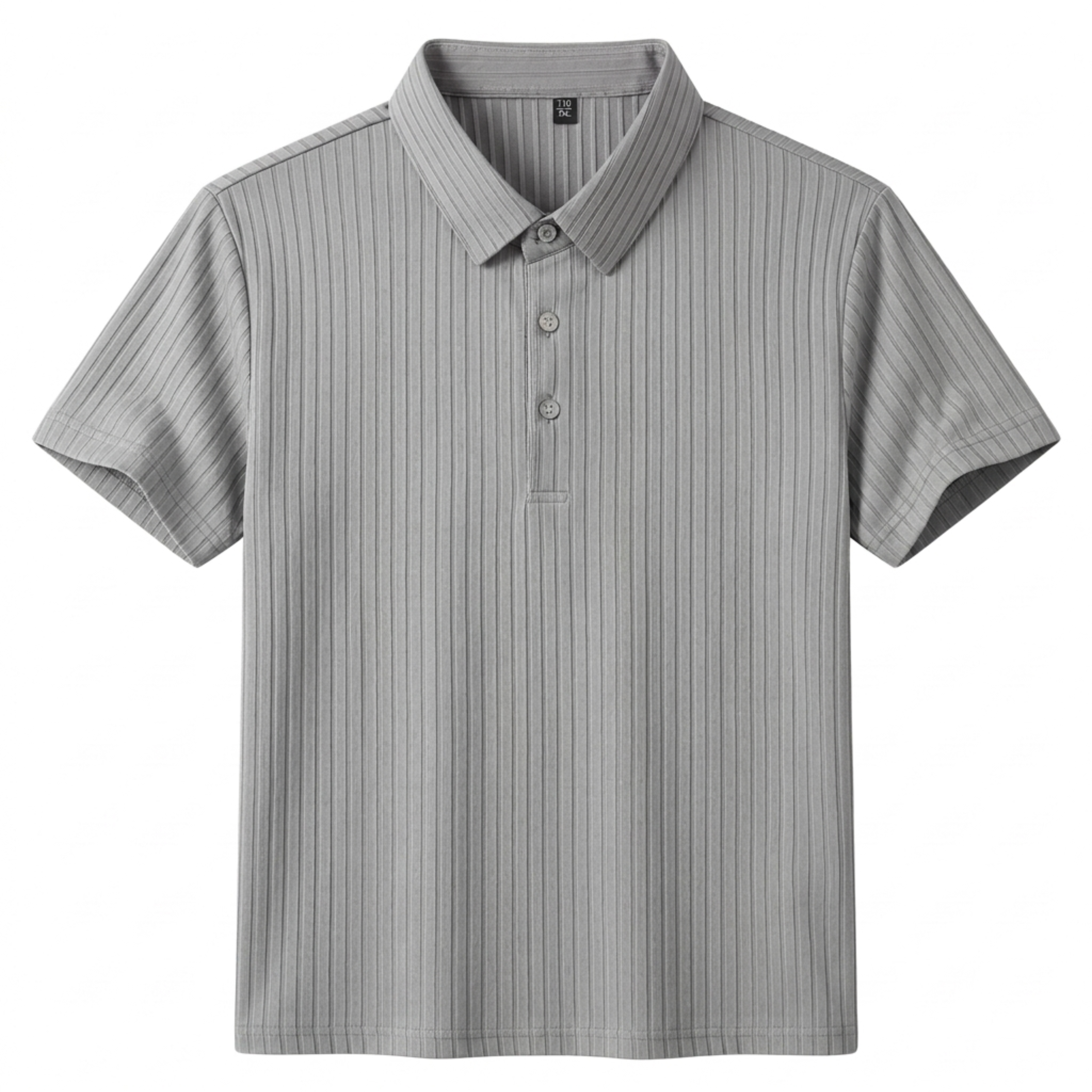 Polo pour homme — maille texturée — style décontracté