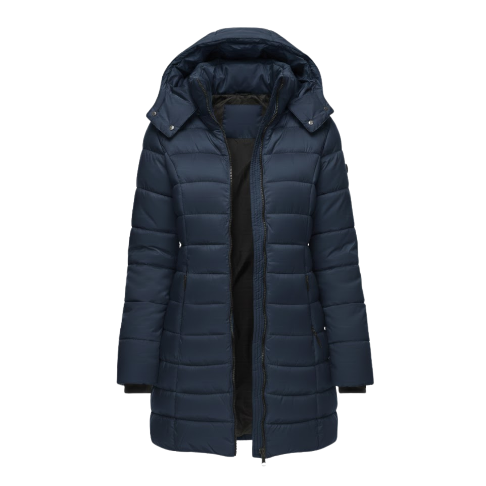 Parka Femme Mi-Longue Matelassée à Capuche
