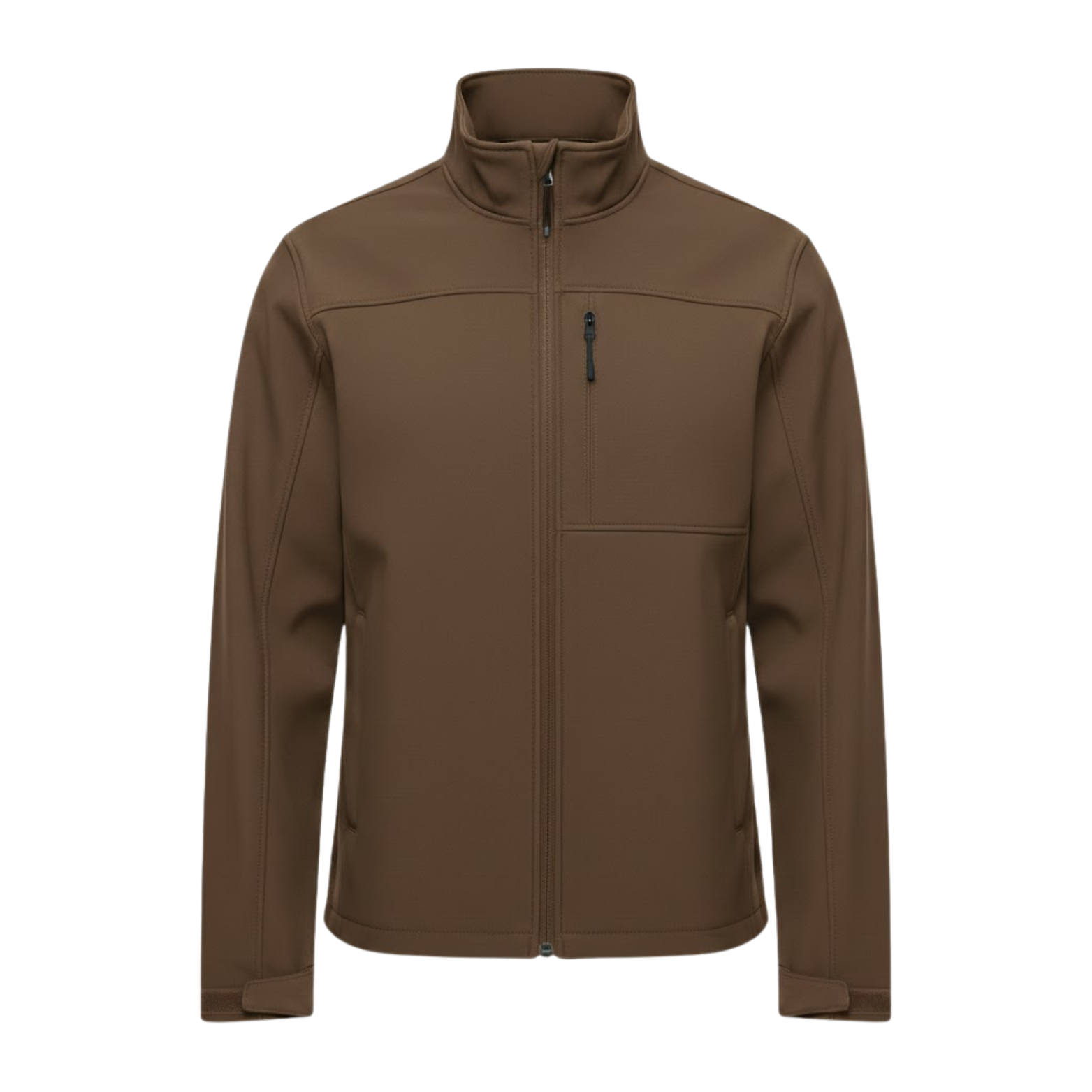Veste de travail imperméable pour homme avec col montant et fermeture éclair