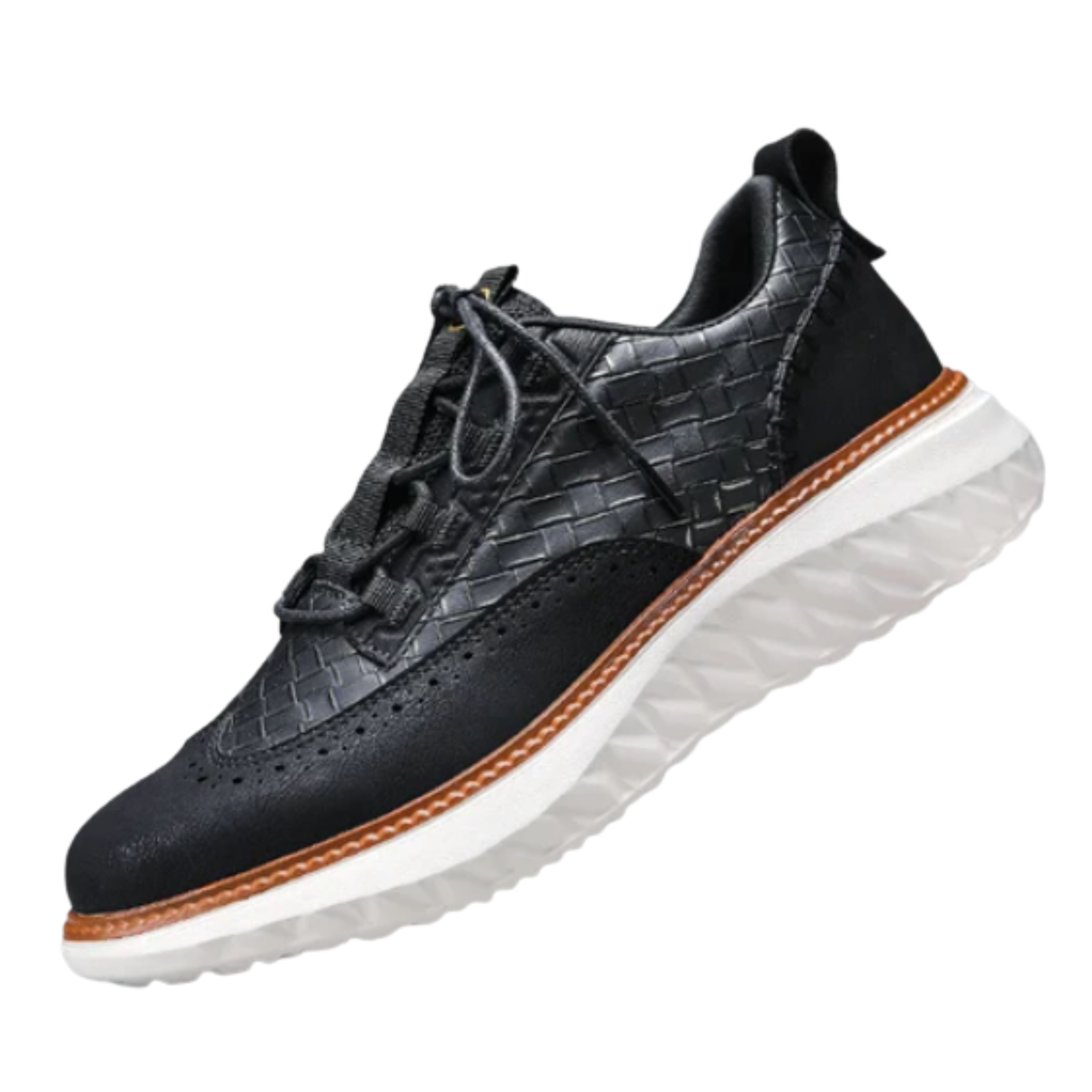 Sneakers cuir véritable — chaussures de marche confortables — loisirs