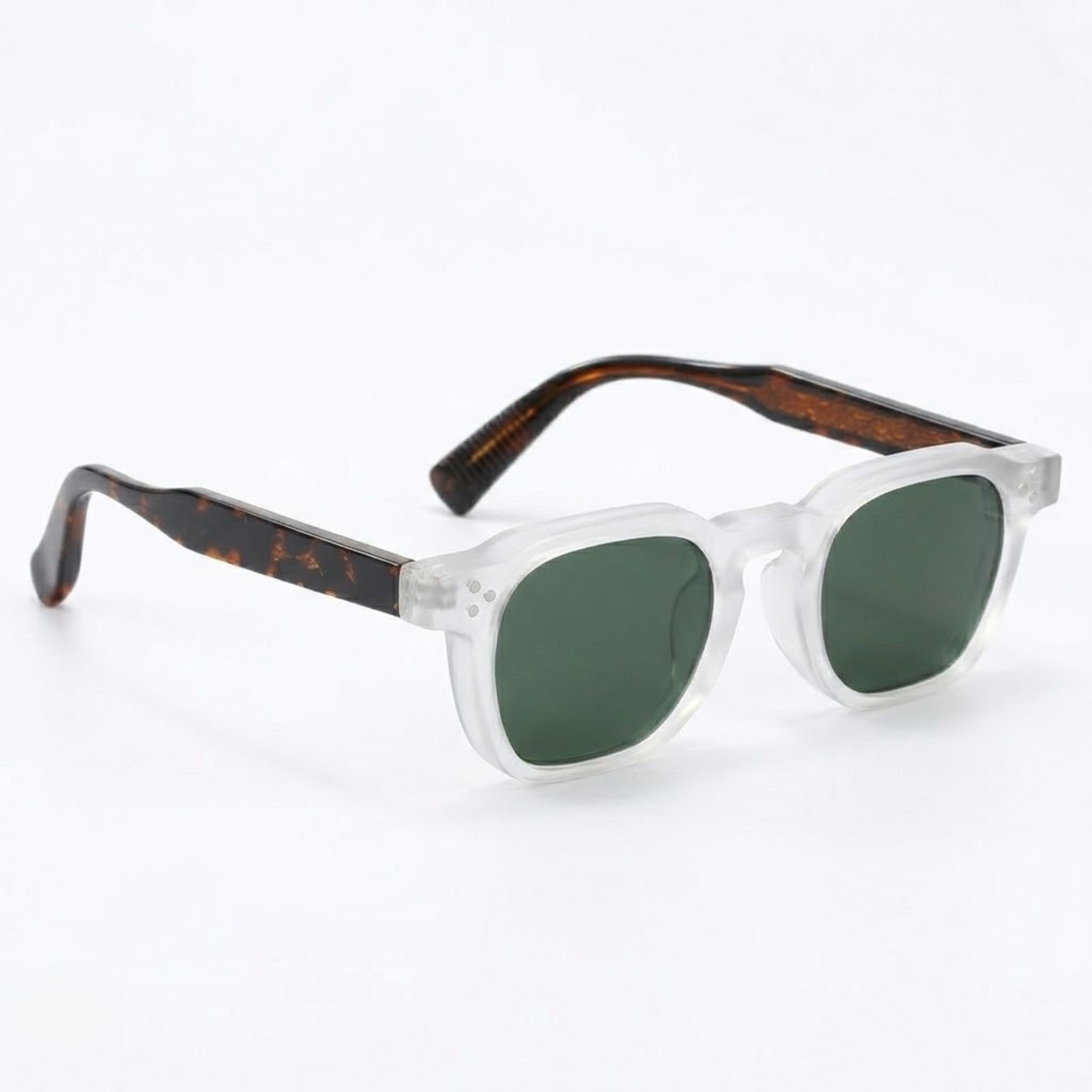 Lunettes de Soleil Rétro Carrées pour Homme et Femme avec Protection UV400