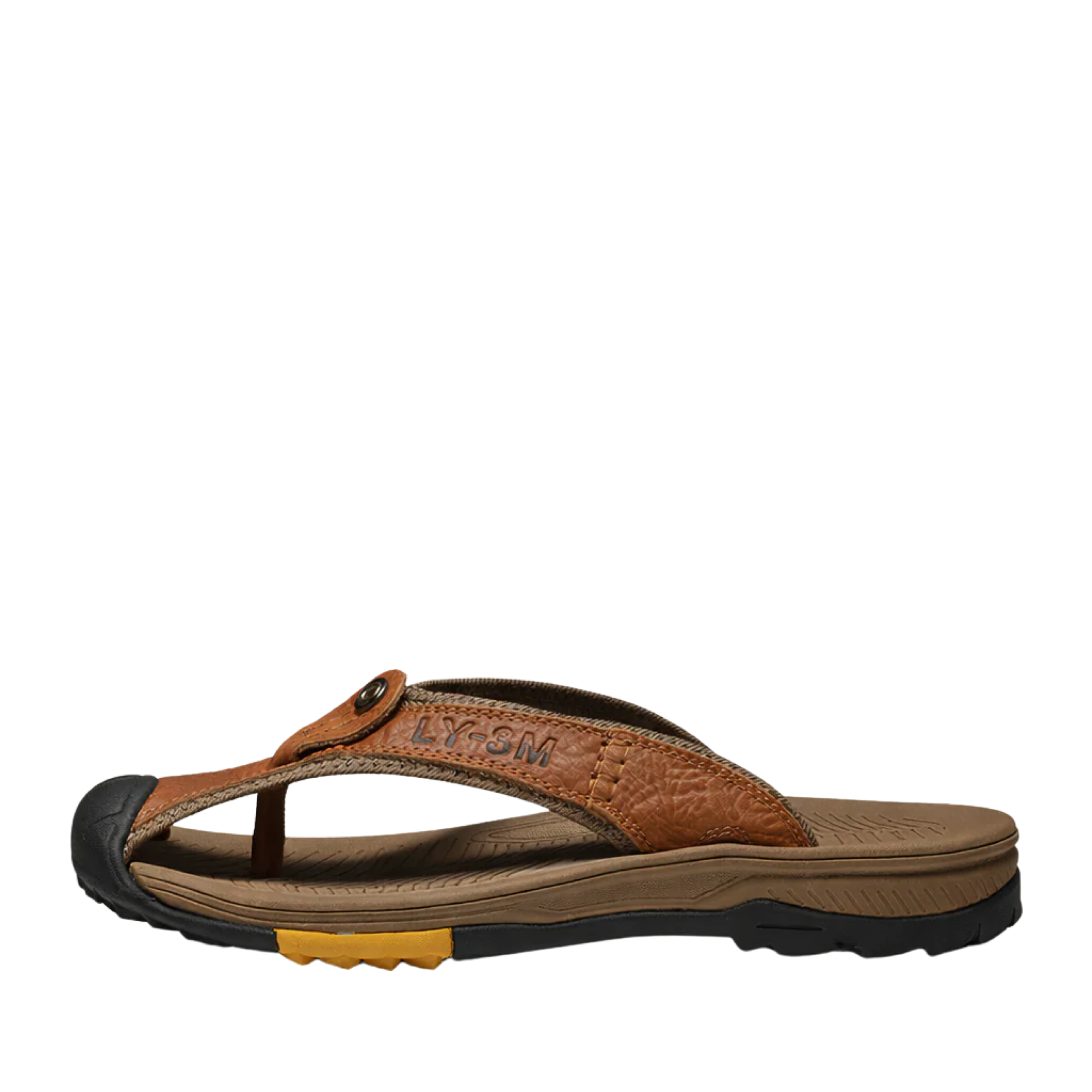 Tongs de plage homme — sandales à entre-doigt antidérapantes — été