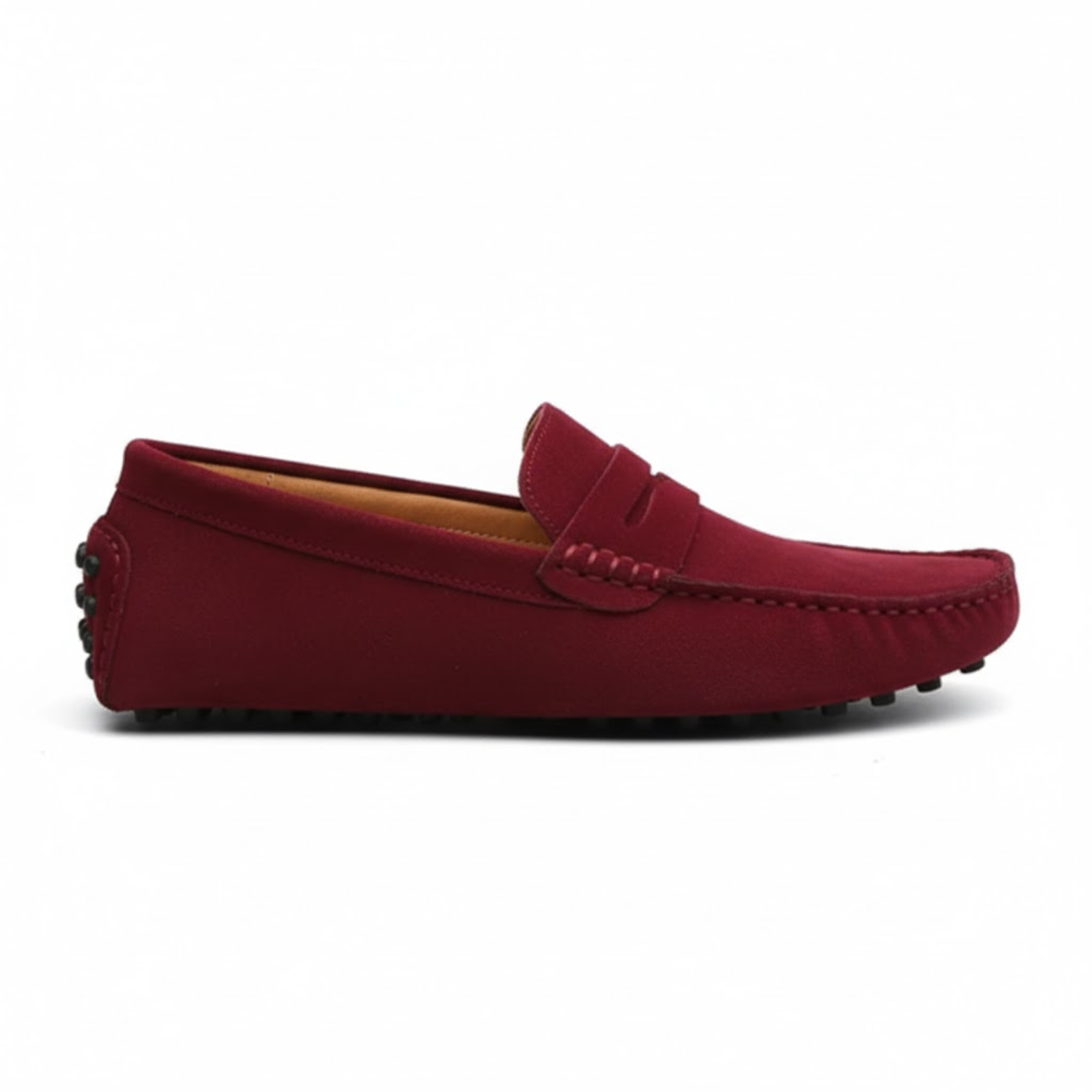 Mocassins en cuir véritable pour homme chaussures de conduite souples à enfiler
