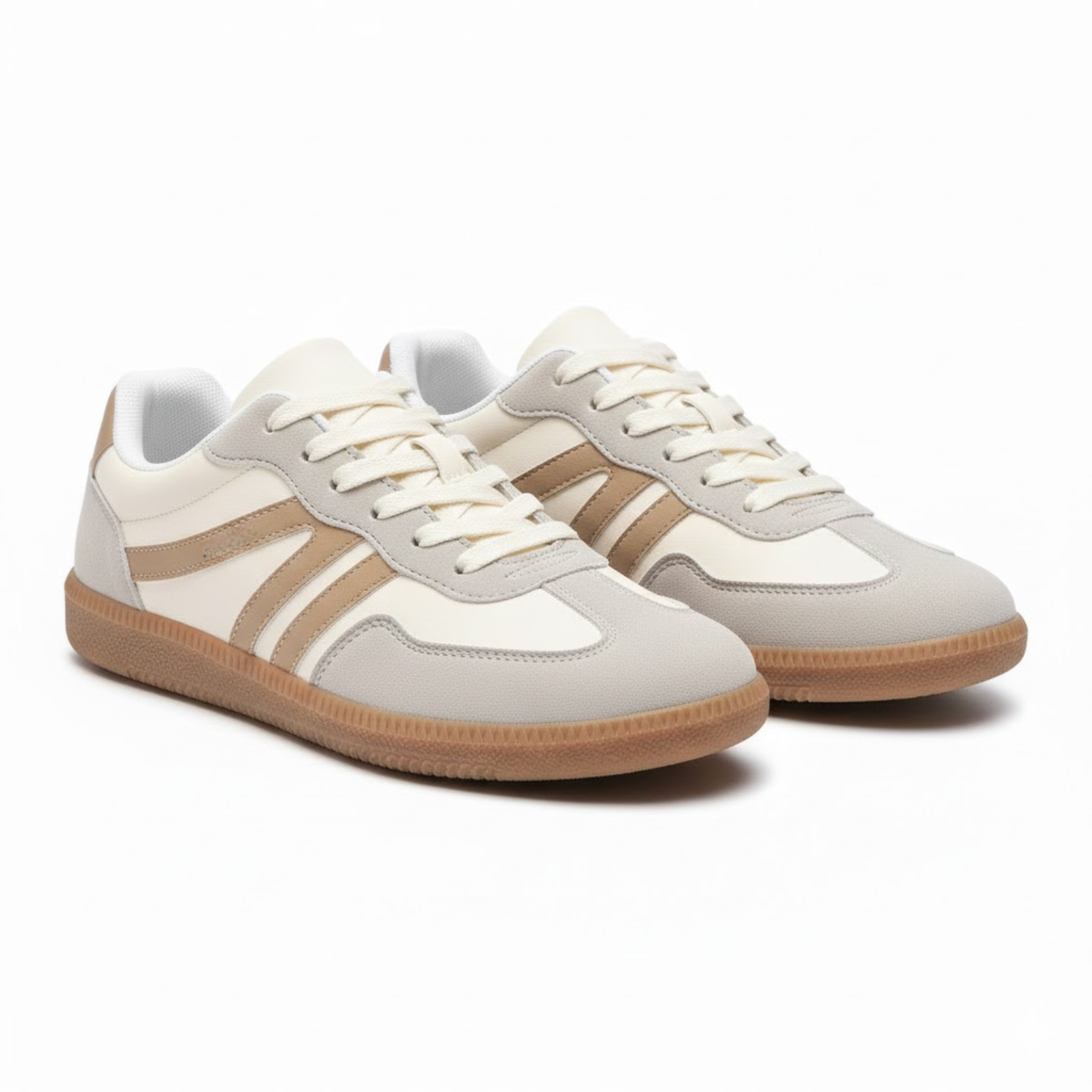 Baskets de ville pour femme à semelle plate et lacets chaussures de marche confort
