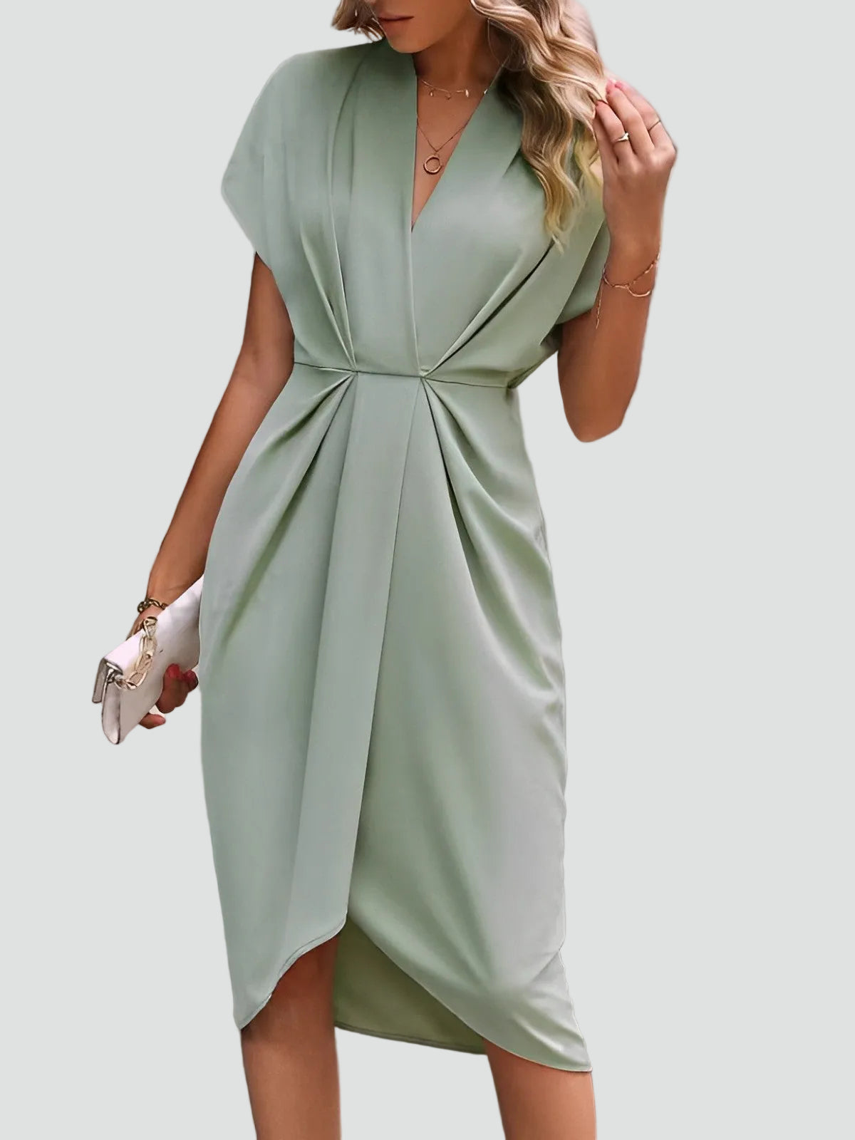 Robe Cocktail Midi Ajustée